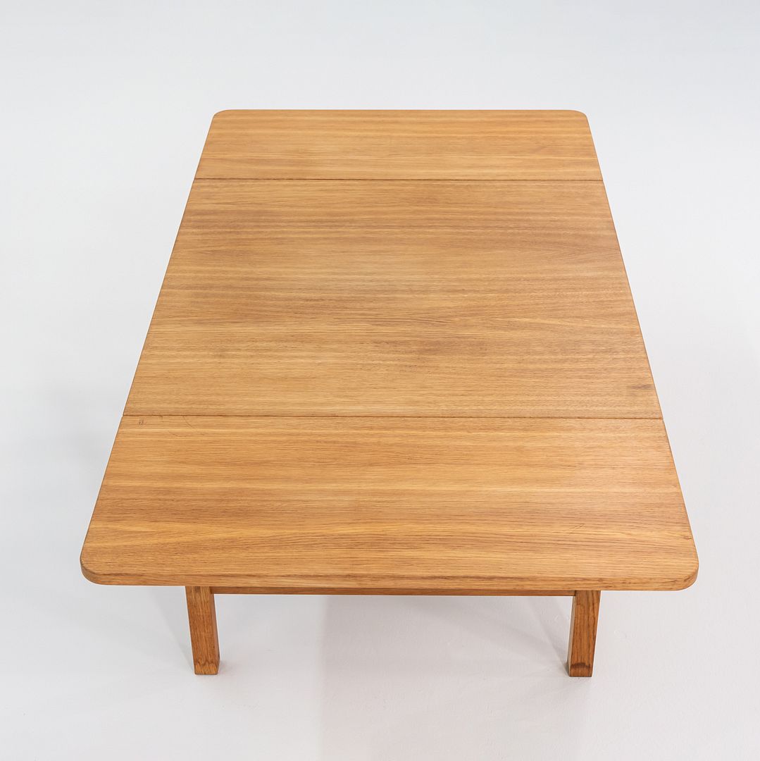 1960s Hans Wegner for PP Møbler Danish Drop Leaf Coffee Table Crafted in Oak