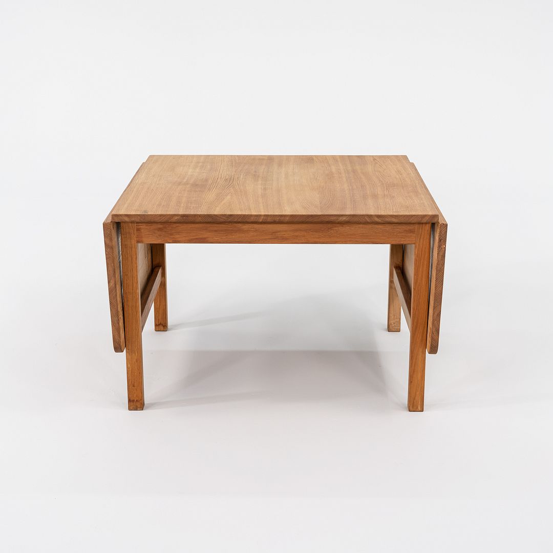 1960s Hans Wegner for PP Møbler Danish Drop Leaf Coffee Table Crafted in Oak