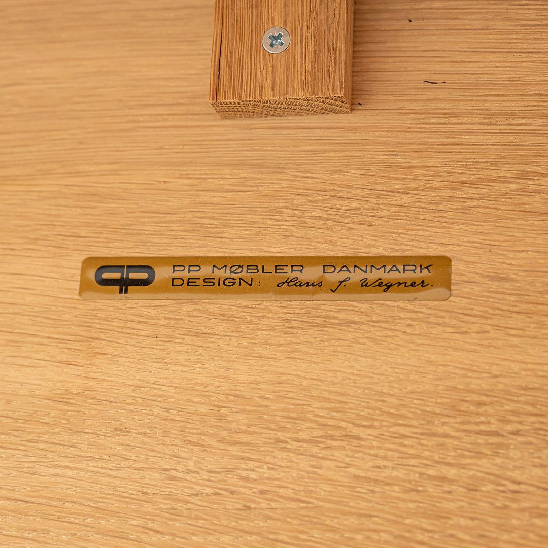 1960s Hans Wegner for PP Møbler Danish Drop Leaf Coffee Table Crafted in Oak