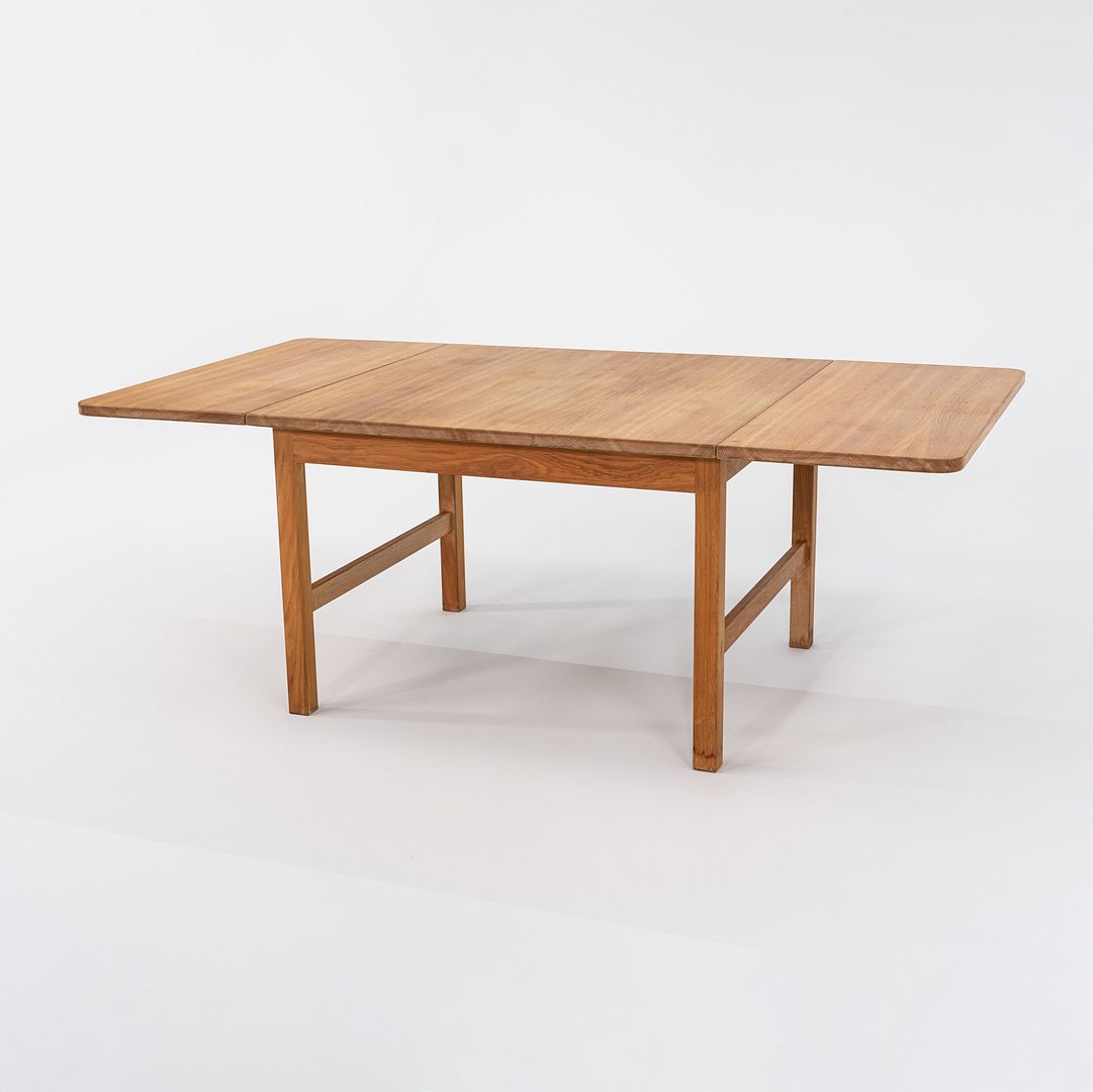 1960s Hans Wegner for PP Møbler Danish Drop Leaf Coffee Table Crafted in Oak