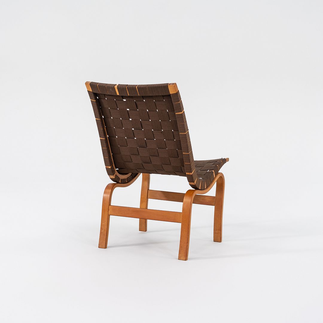 1960s Eva Lounge Chair, Model 41 by Bruno Mathsson for Firma Karl Mathsson Beech