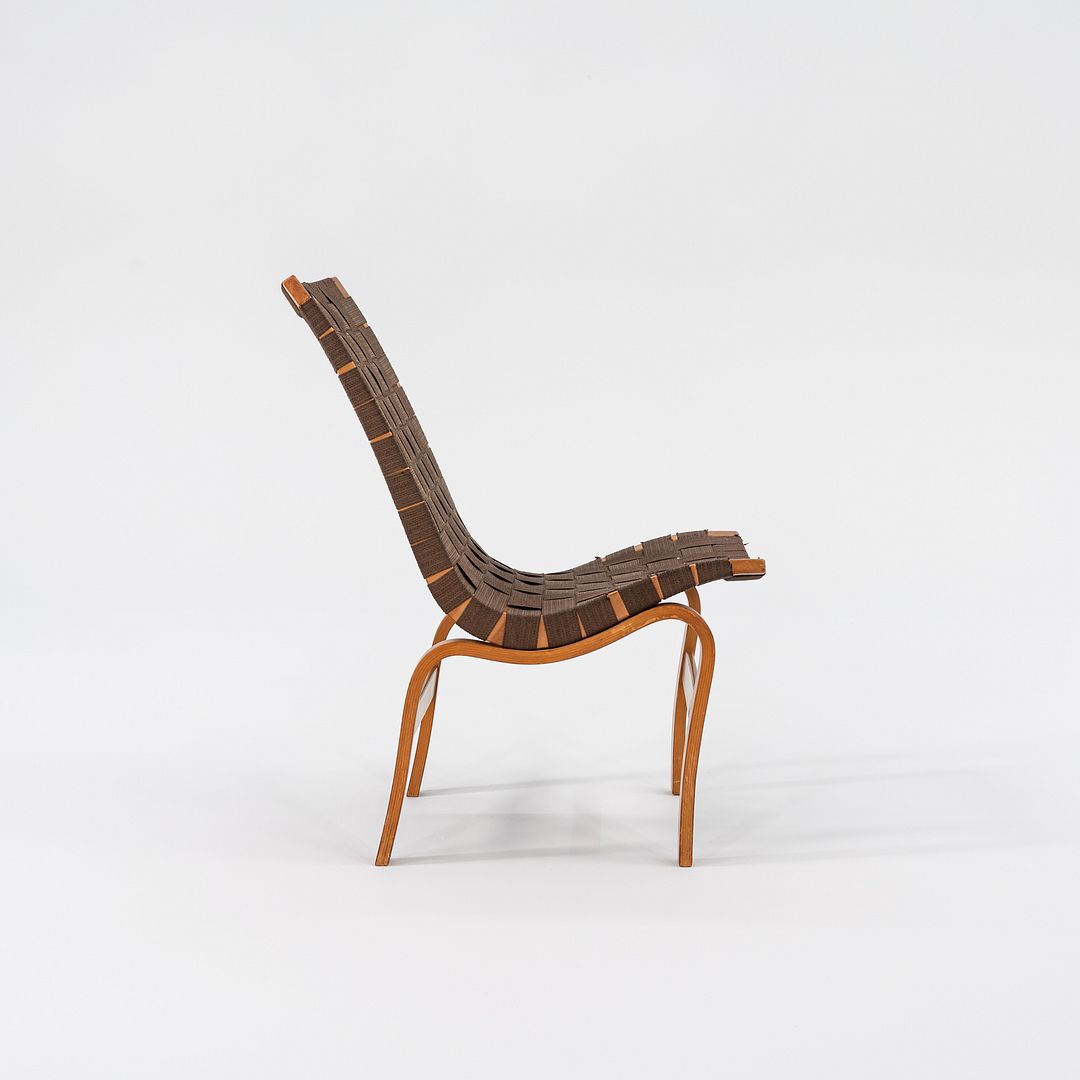 1960s Eva Lounge Chair, Model 41 by Bruno Mathsson for Firma Karl Mathsson Beech