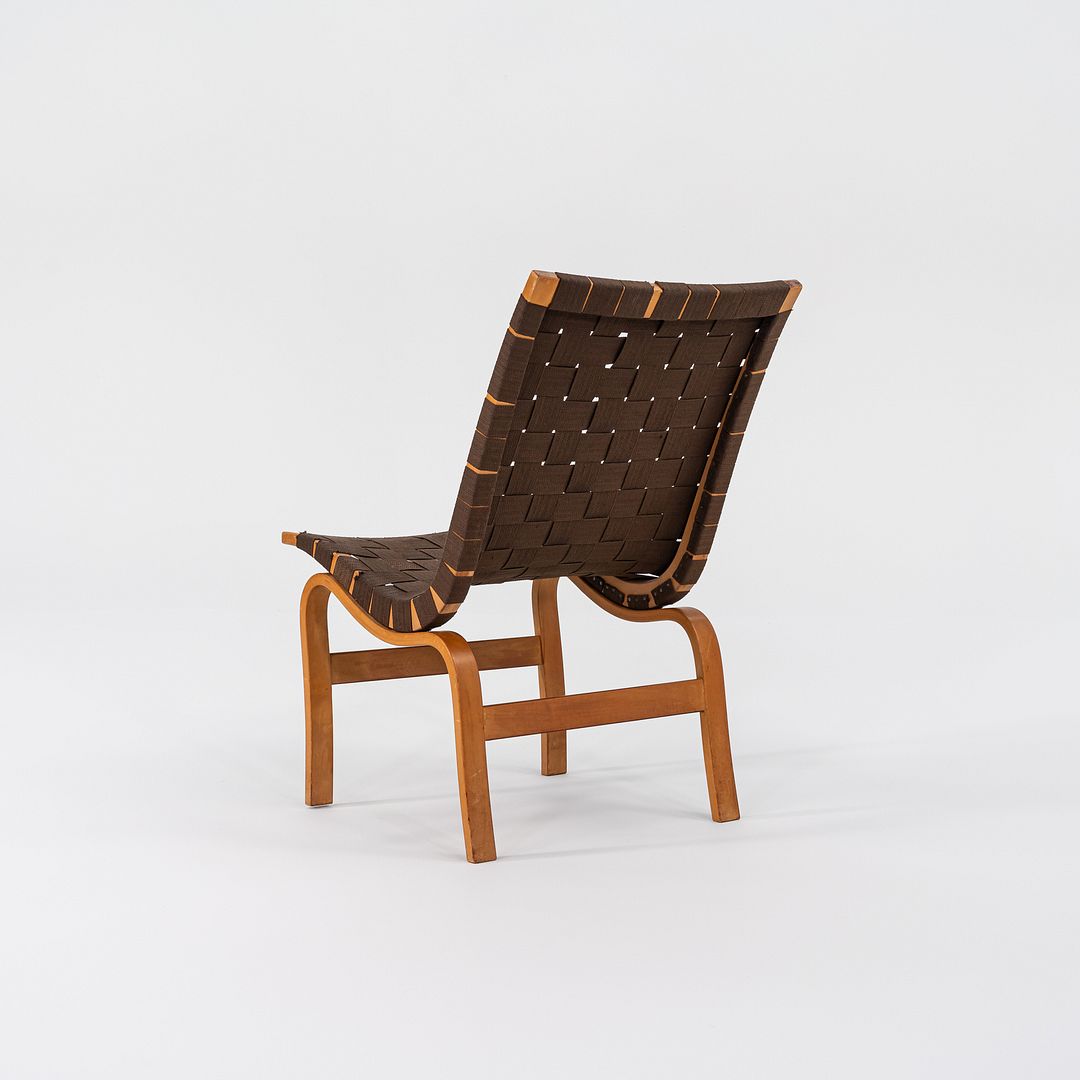 1960s Eva Lounge Chair, Model 41 by Bruno Mathsson for Firma Karl Mathsson Beech