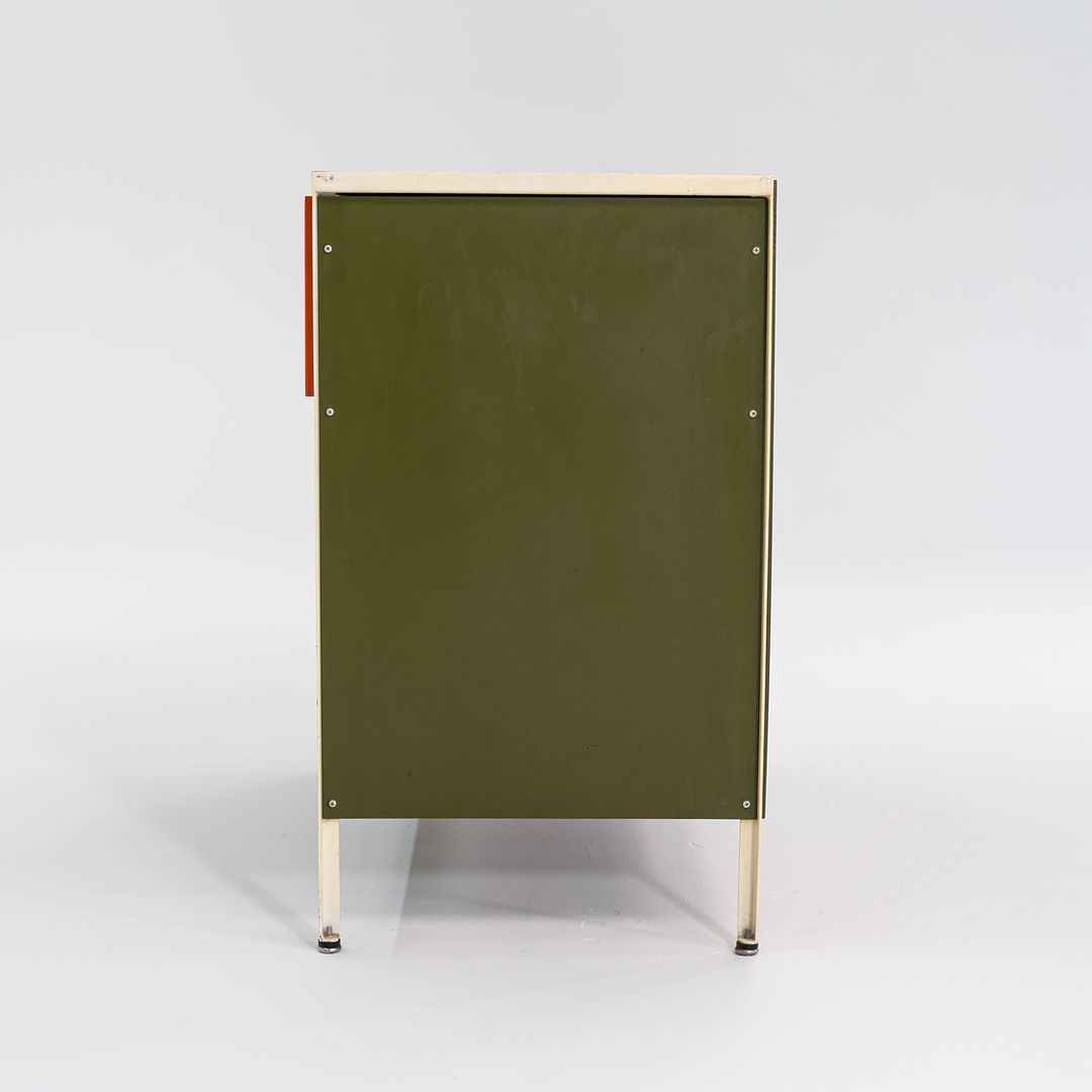 Steel Frame Cabinet Model 4033 by George Nelson for Herman Miller Steel, Masonite, Paint, Iron