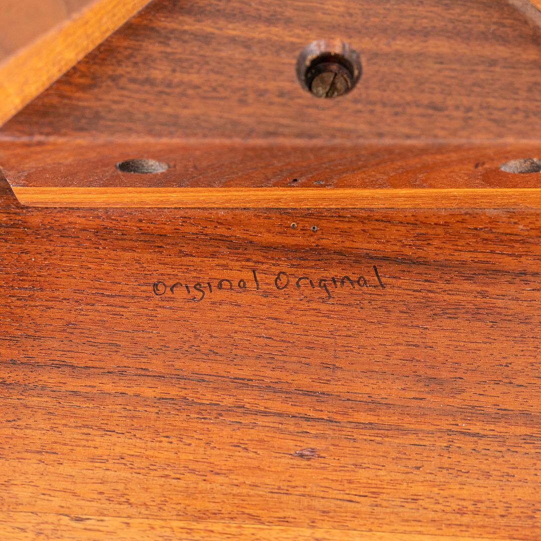 1960s Walnut Coffee Table by Rude Osolnik in American Black Walnut