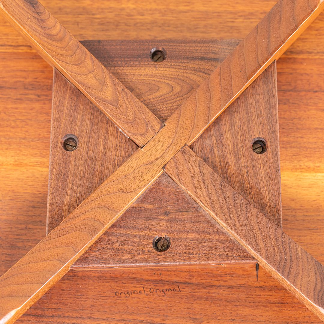1960s Walnut Coffee Table by Rude Osolnik in American Black Walnut