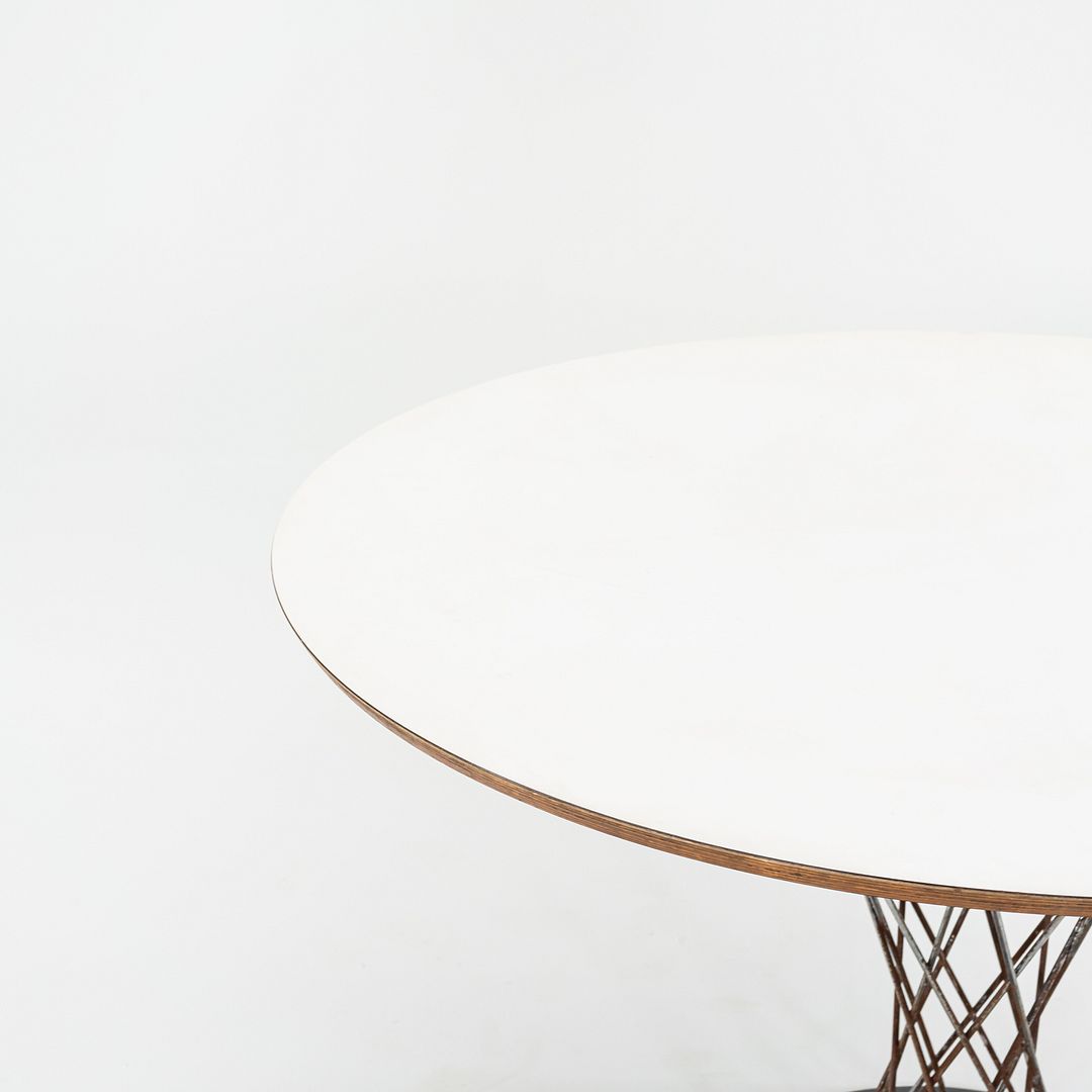 1950s Isamu Noguchi for Knoll Cyclone Dining Table with 48" White Laminate Top
