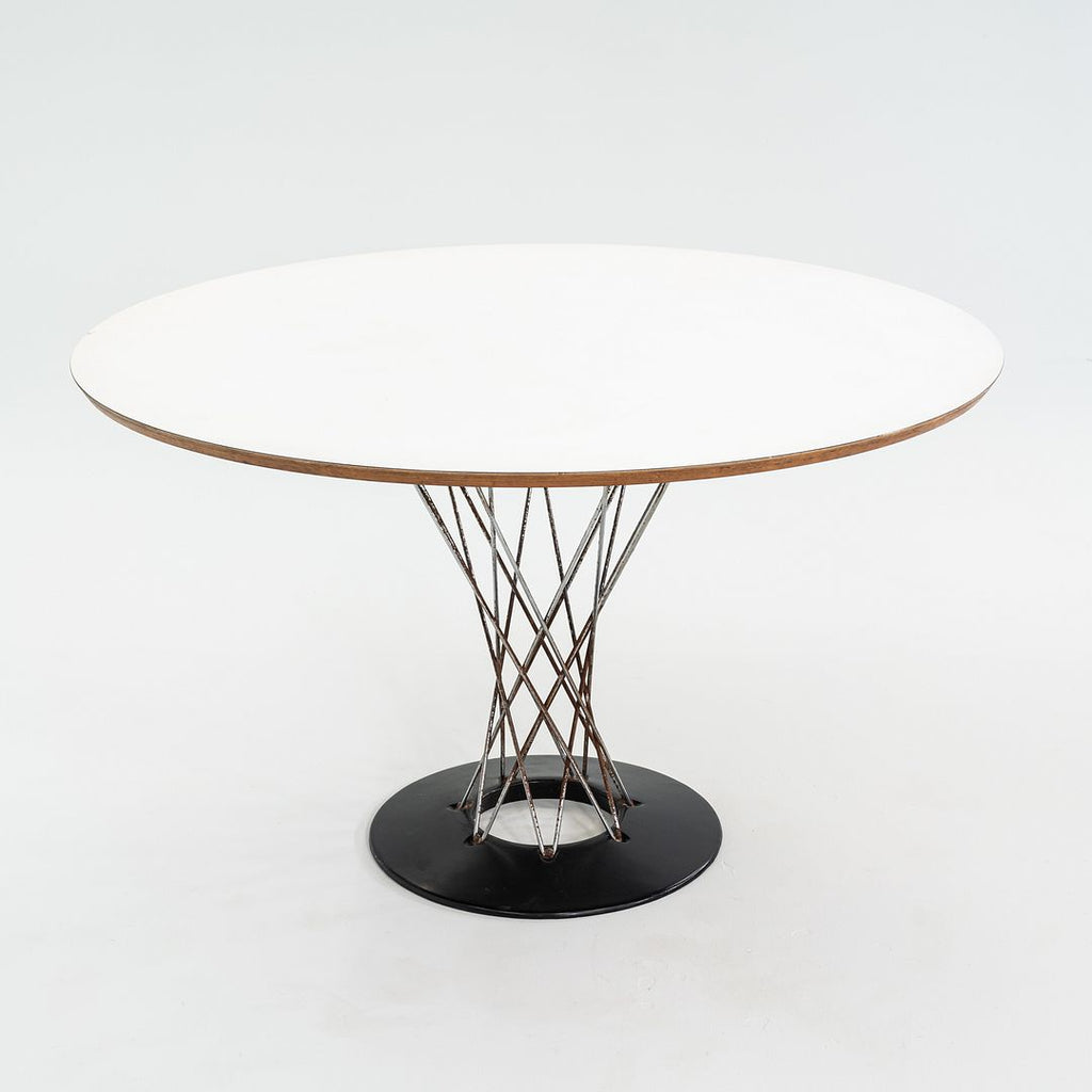 1950s Isamu Noguchi for Knoll Cyclone Dining Table with 48" White Laminate Top