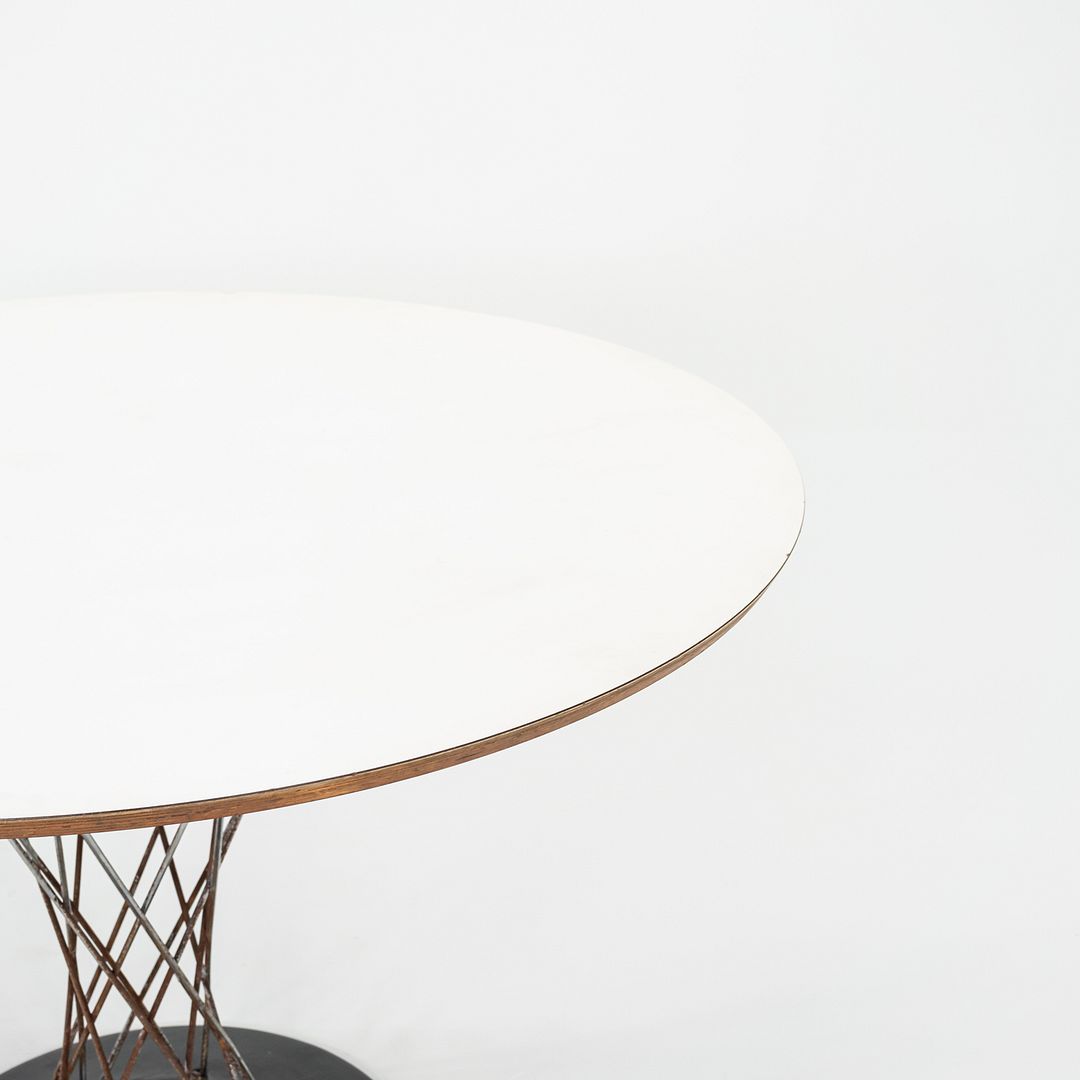 1950s Isamu Noguchi for Knoll Cyclone Dining Table with 48" White Laminate Top