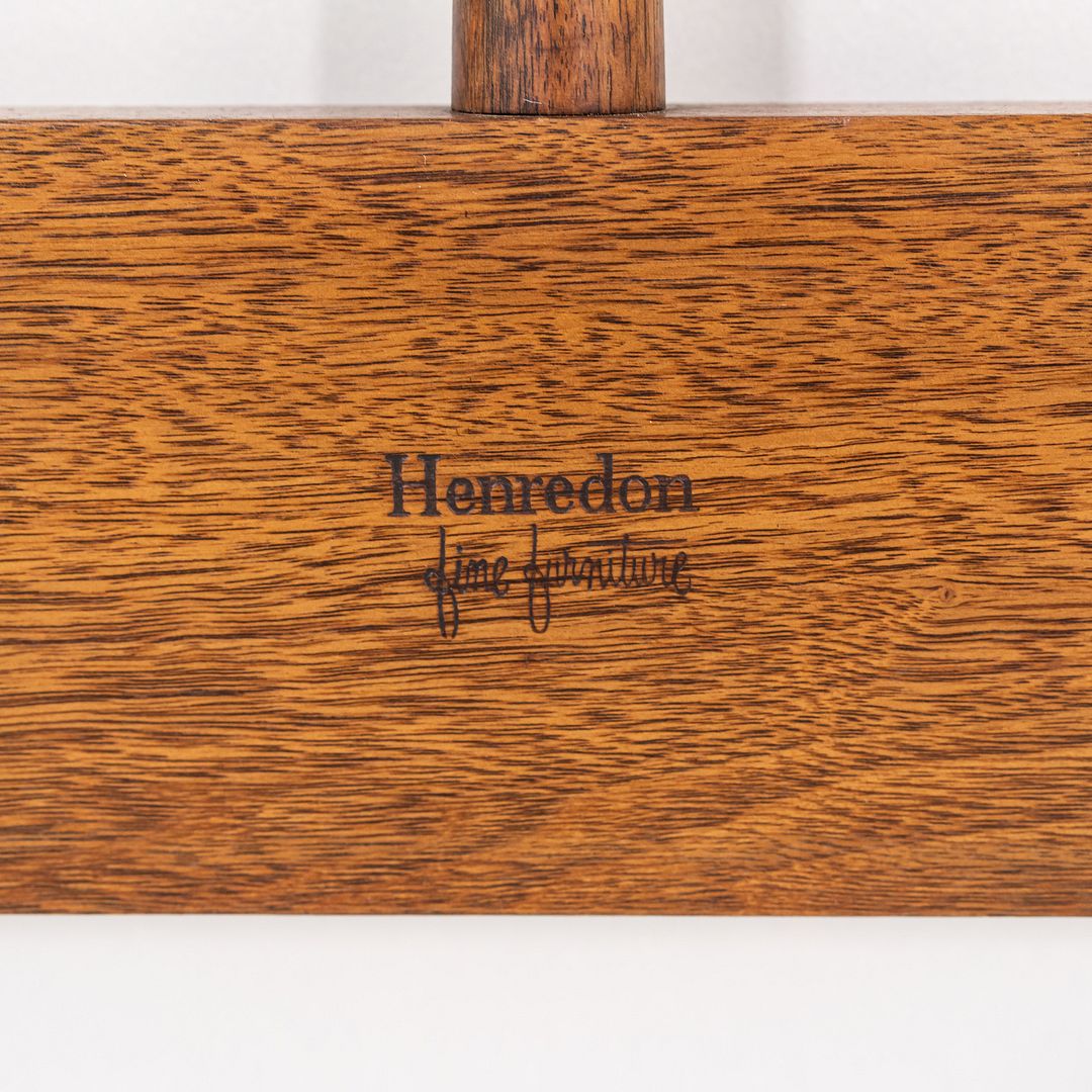 1950s Henredon Furniture Circa 60 Full Sized Headboard and Footboard in Walnut