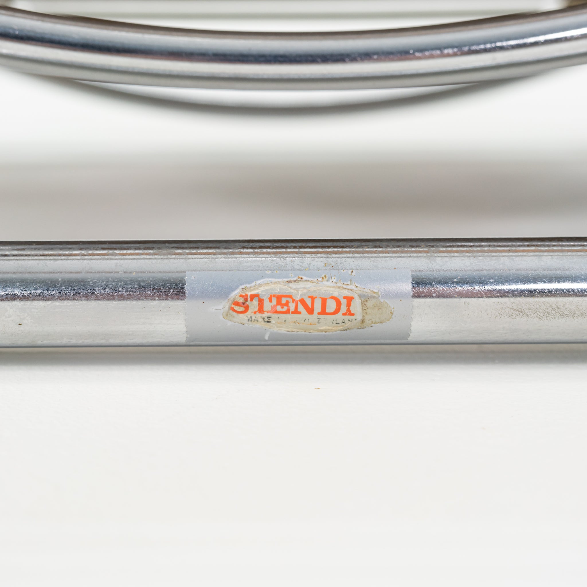 1950s Le Corbusier Jeanneret Perriand LC1 Basculant Lounge Chair in Cowhide with Original Stendig Label