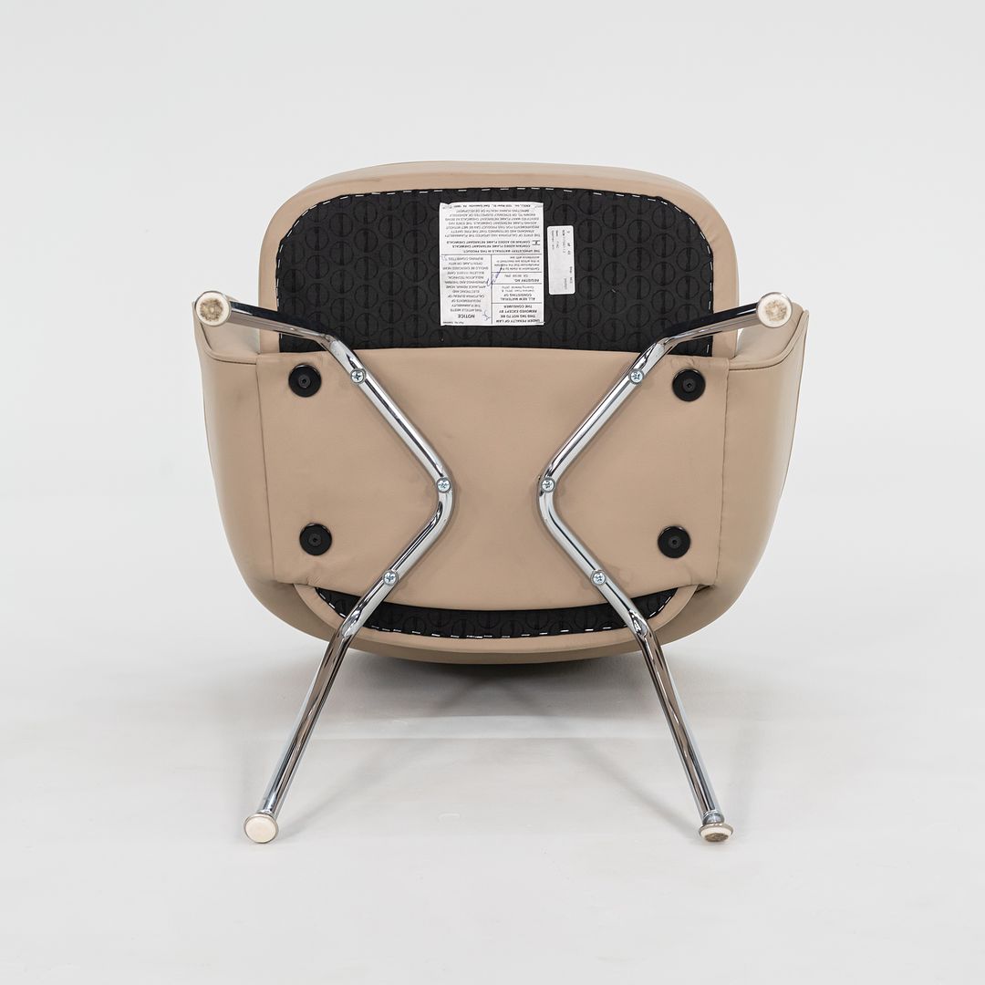 2021 Saarinen Executive Arm Chair, Model 71A by Eero Saarinen for Knoll in Tan Leather, 4x Available