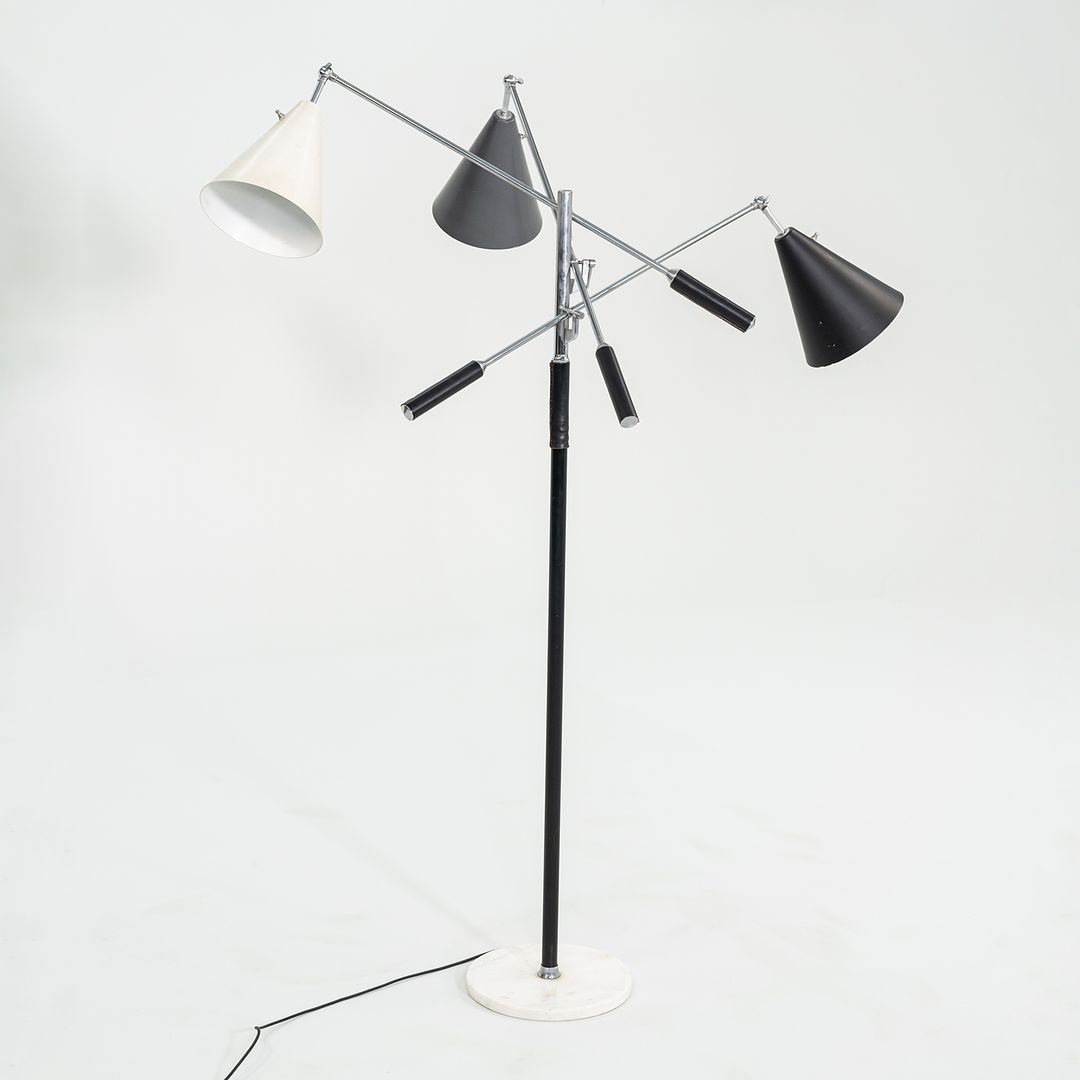 1960s Triennale Floor Lamp Attributed to Angelo Lelli for Arredoluce