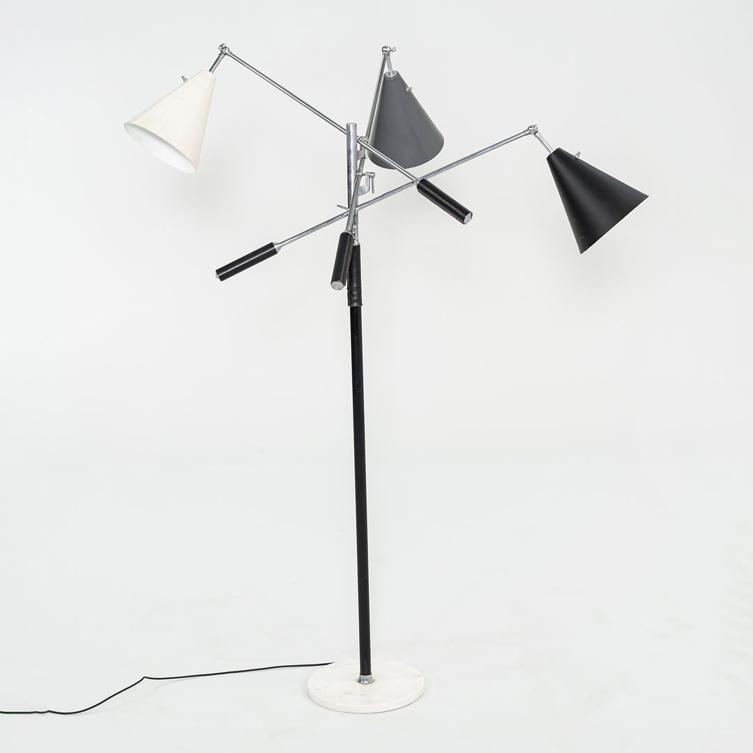 1960s Triennale Floor Lamp Attributed to Angelo Lelli for Arredoluce