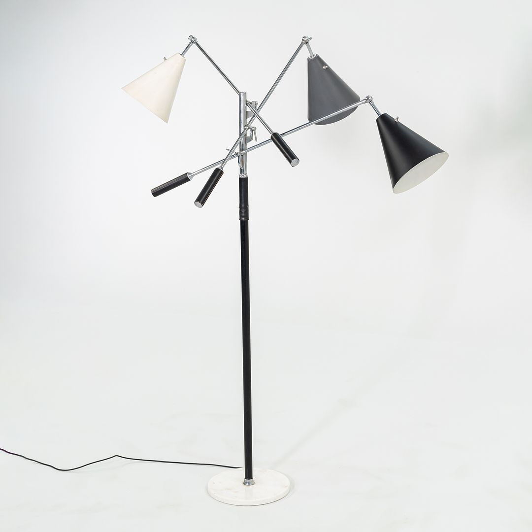 1960s Triennale Floor Lamp Attributed to Angelo Lelli for Arredoluce