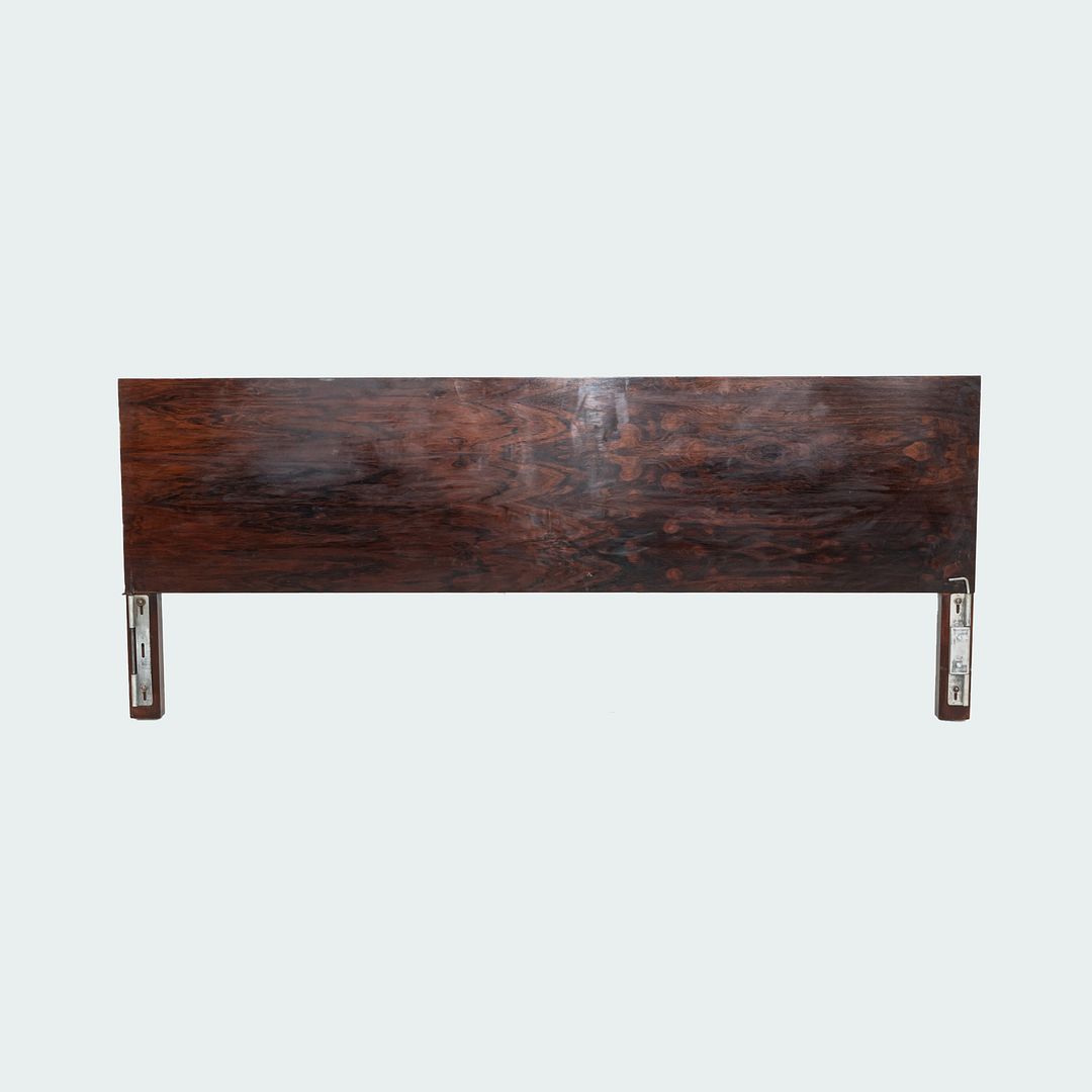 SOLD 1950s George Nelson for Herman Miller Thin Edge King-Sized Headboard in Rosewood
