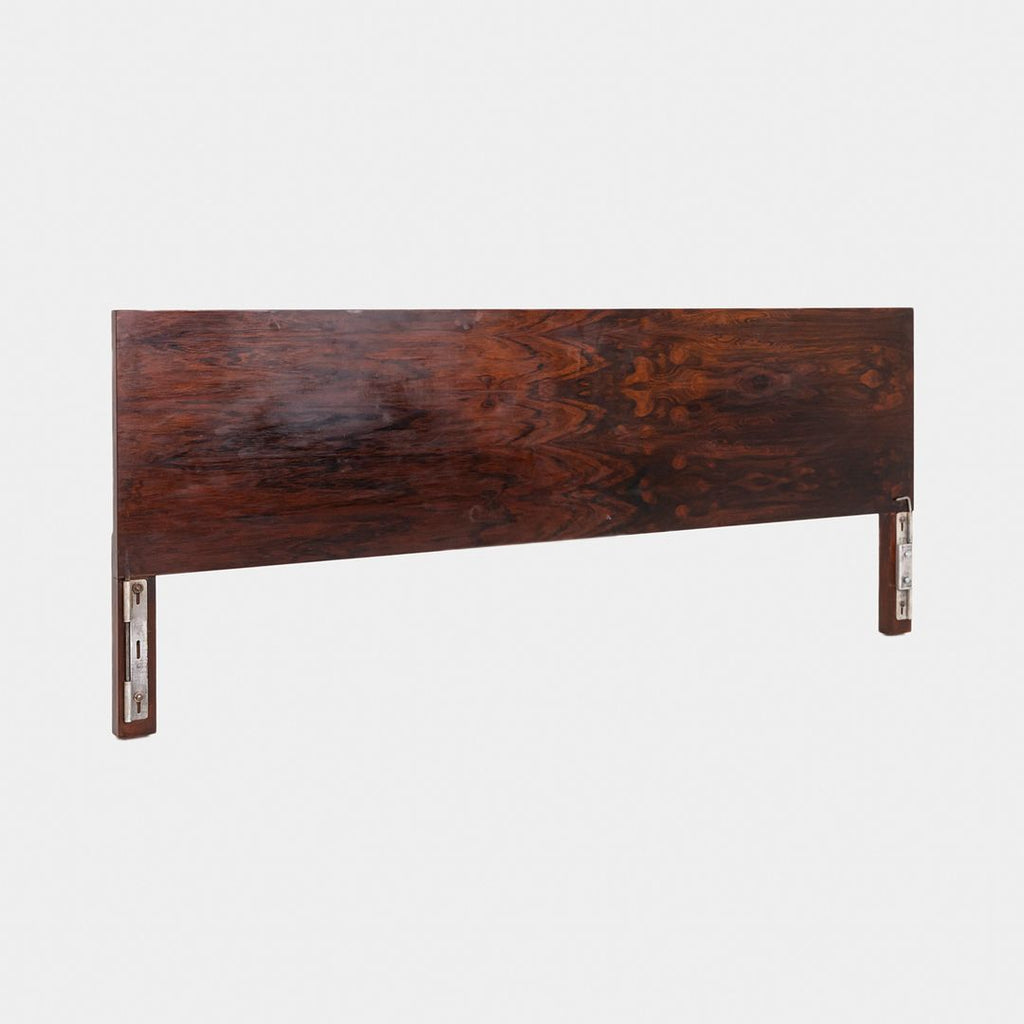 SOLD 1950s George Nelson for Herman Miller Thin Edge King-Sized Headboard in Rosewood