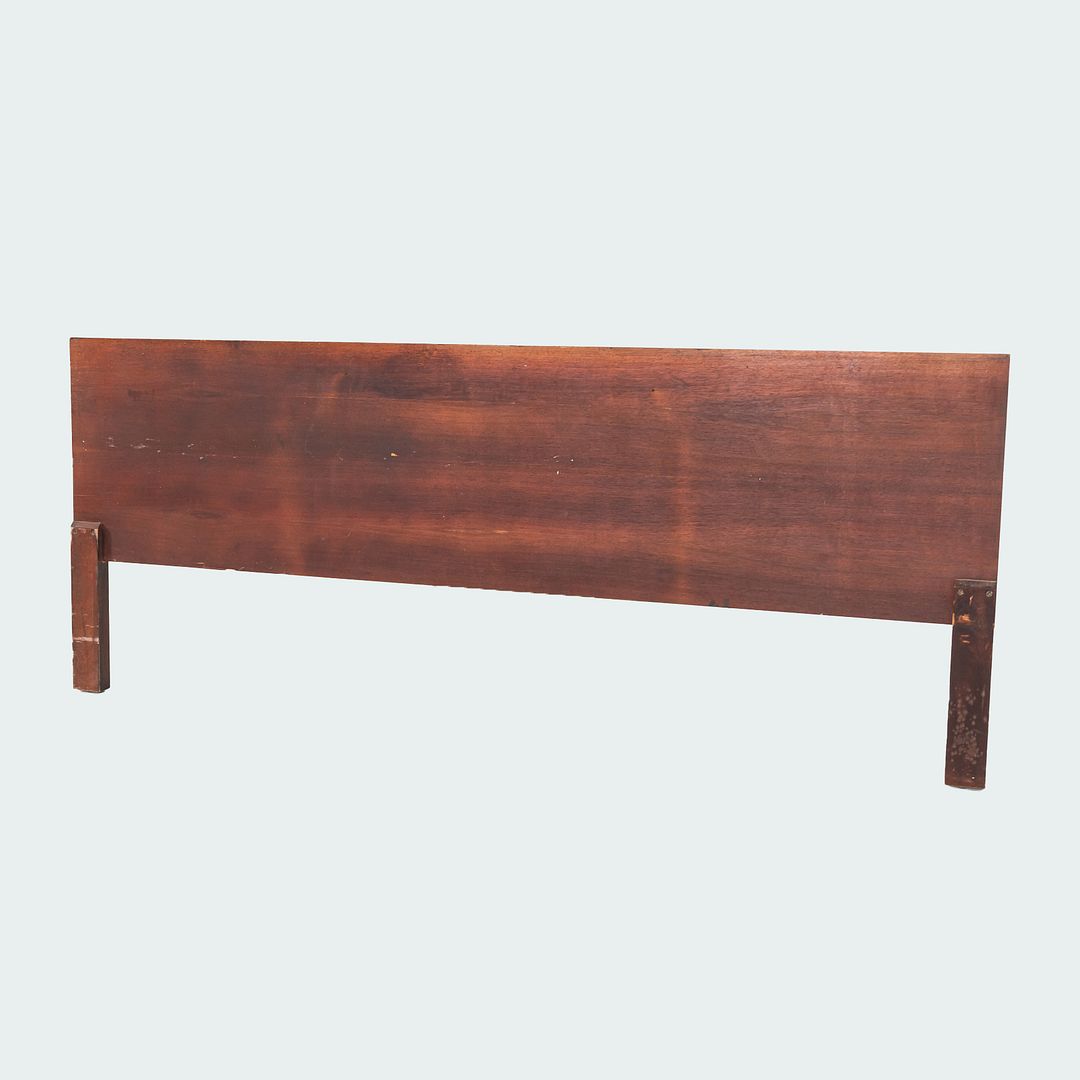 SOLD 1950s George Nelson for Herman Miller Thin Edge King-Sized Headboard in Rosewood
