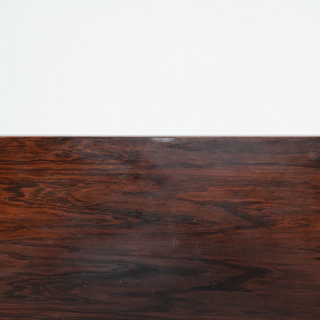 SOLD 1950s George Nelson for Herman Miller Thin Edge King-Sized Headboard in Rosewood