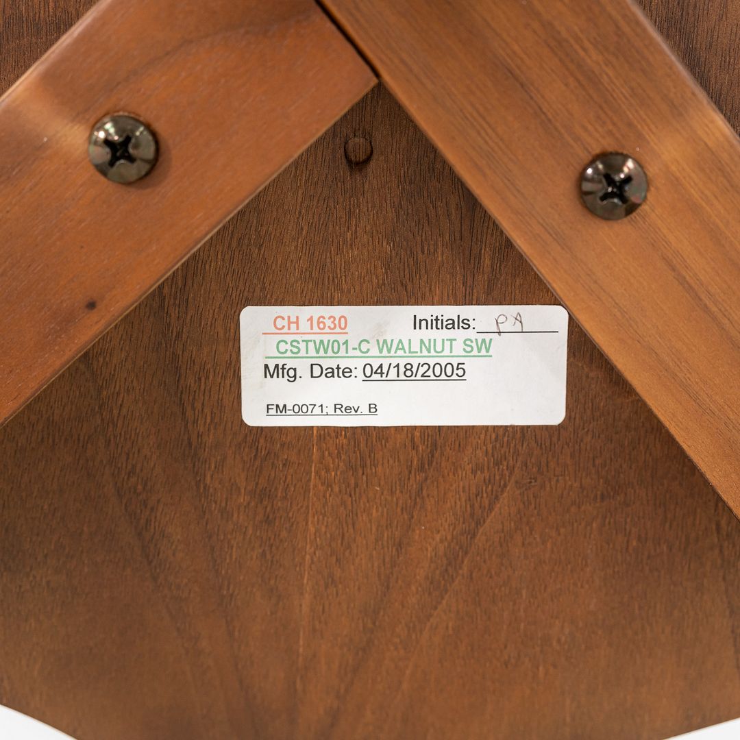 SOLD 2005 Norman Cherner for Cherner Chair Company Counter Height Stool in Walnut