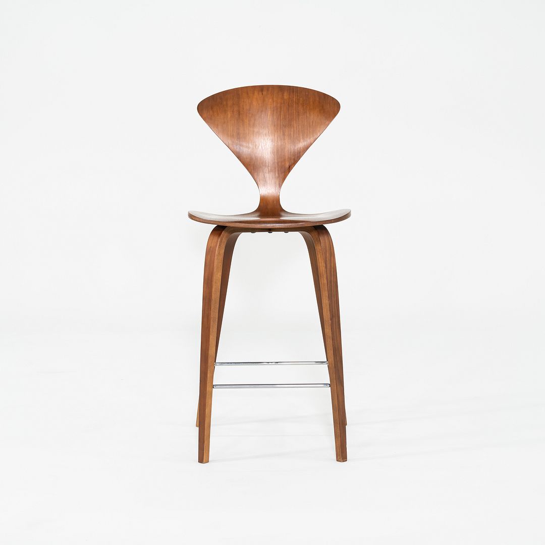 SOLD 2005 Norman Cherner for Cherner Chair Company Counter Height Stool in Walnut