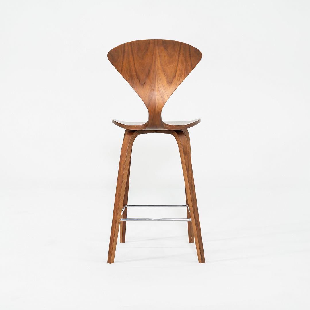 SOLD 2005 Norman Cherner for Cherner Chair Company Counter Height Stool in Walnut
