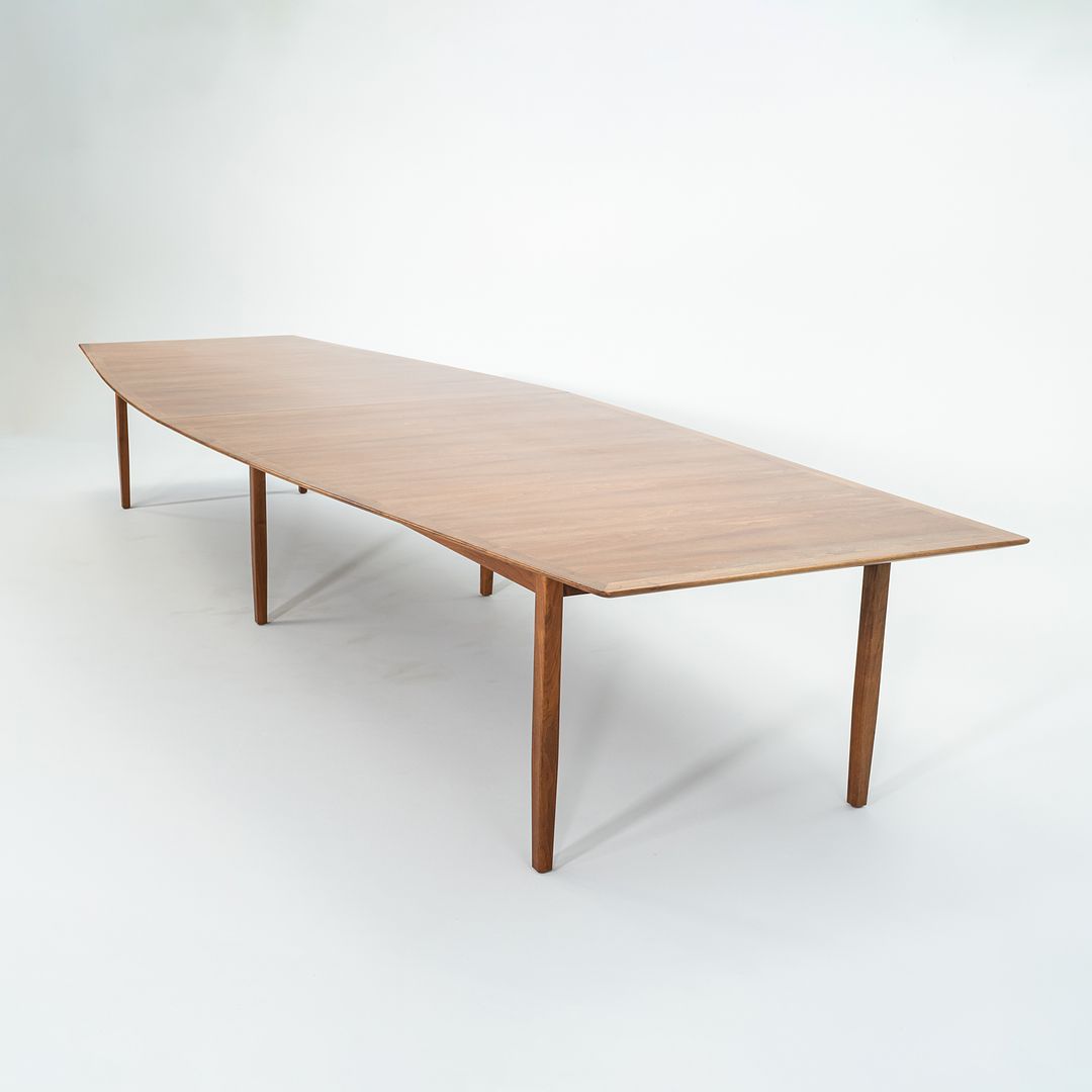 1960s Jens Risom Dining or Conference Table in Walnut 5 ft x 15 ft