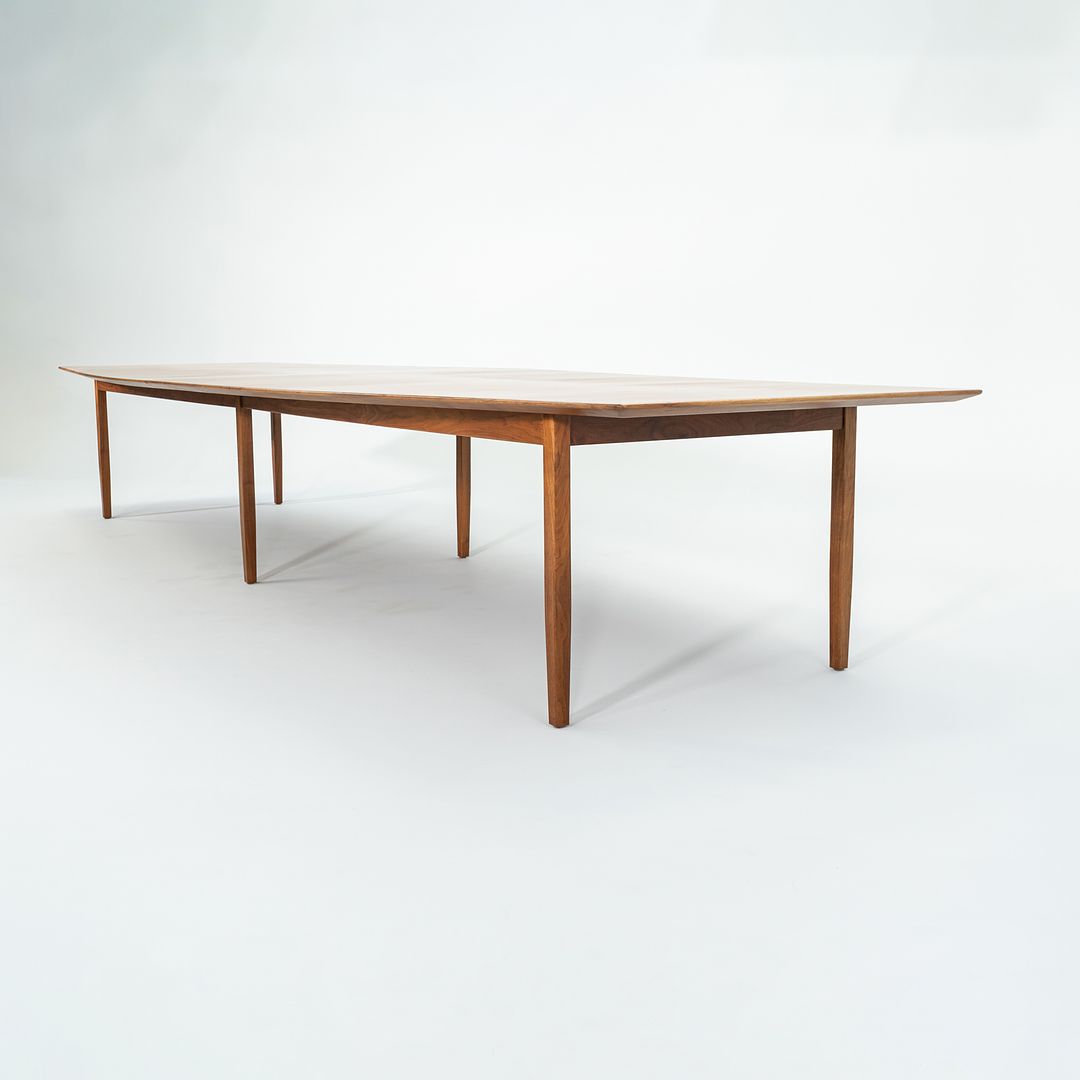 1960s Jens Risom Dining or Conference Table in Walnut 5 ft x 15 ft