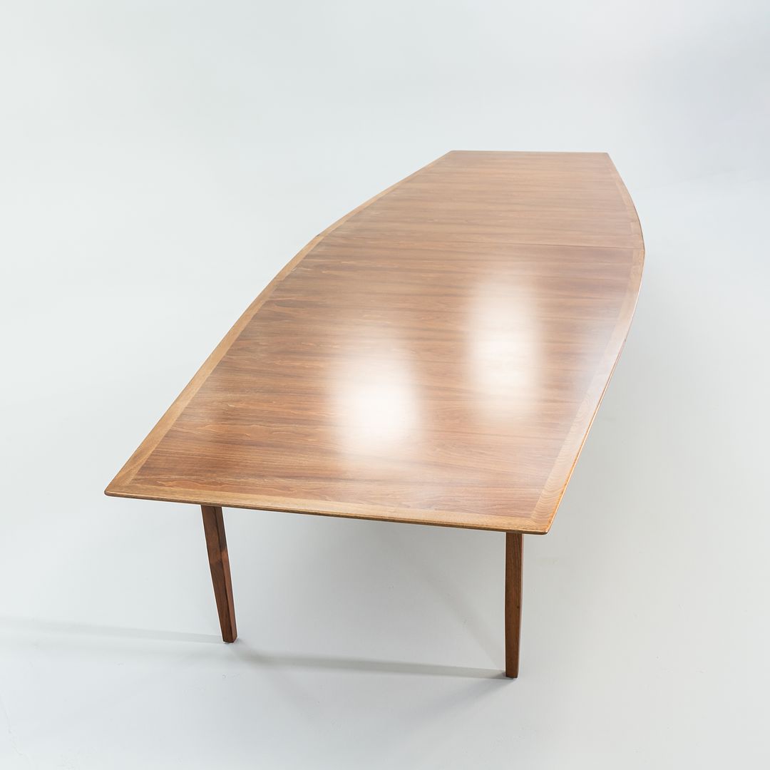 1960s Jens Risom Dining or Conference Table in Walnut 5 ft x 15 ft