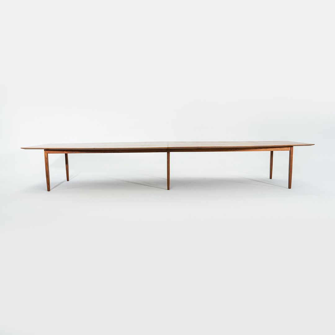 1960s Jens Risom Dining or Conference Table in Walnut 5 ft x 15 ft