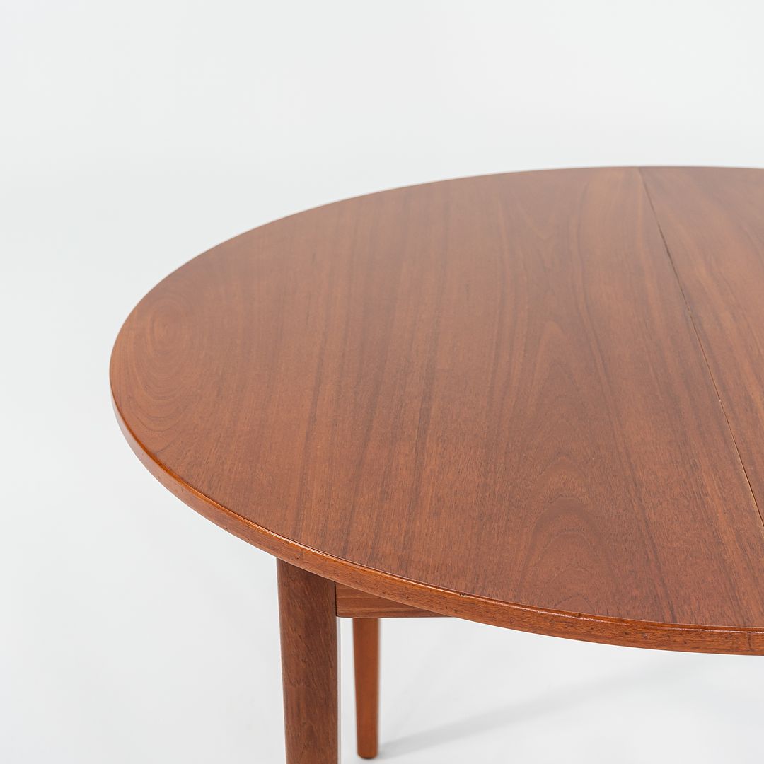 1970s Danish Extension Dining Table in Teak Attributed to Ib Kofod Larsen 42-84 inches
