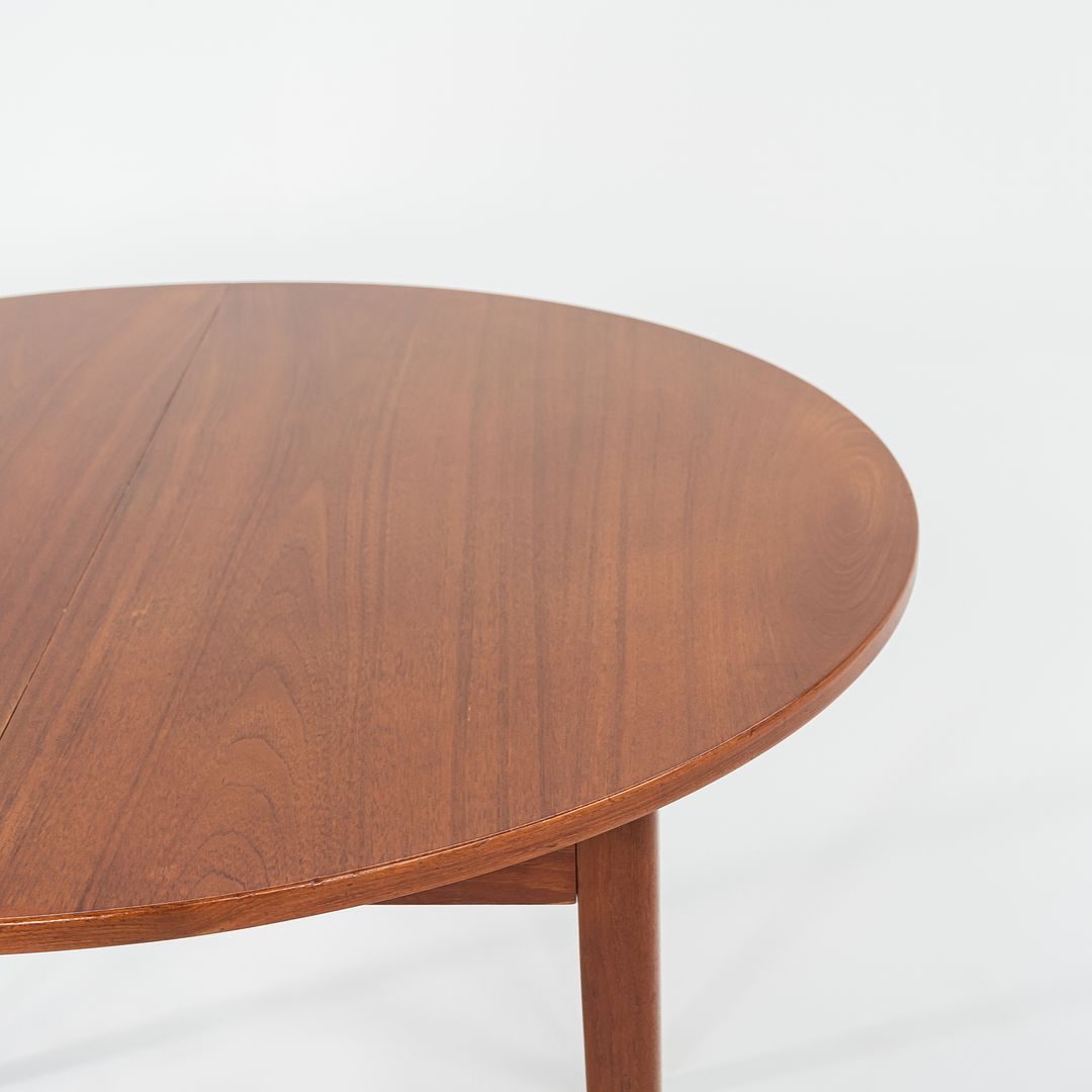 1970s Danish Extension Dining Table in Teak Attributed to Ib Kofod Larsen 42-84 inches