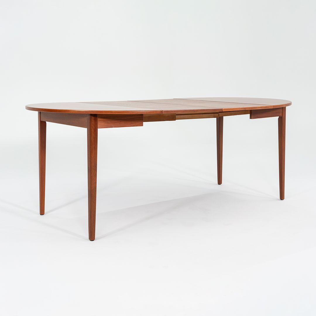 1970s Danish Extension Dining Table in Teak Attributed to Ib Kofod Larsen 42-84 inches