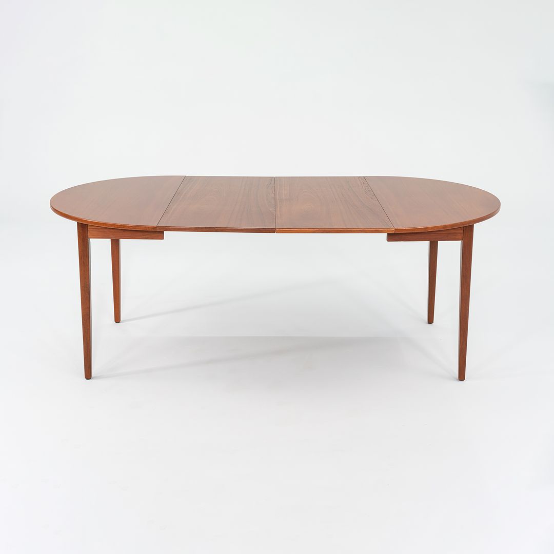 1970s Danish Extension Dining Table in Teak Attributed to Ib Kofod Larsen 42-84 inches