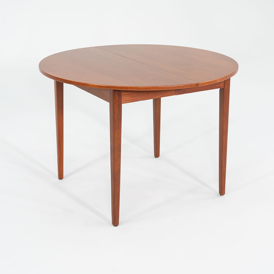 1970s Danish Extension Dining Table in Teak Attributed to Ib Kofod Larsen 42-84 inches