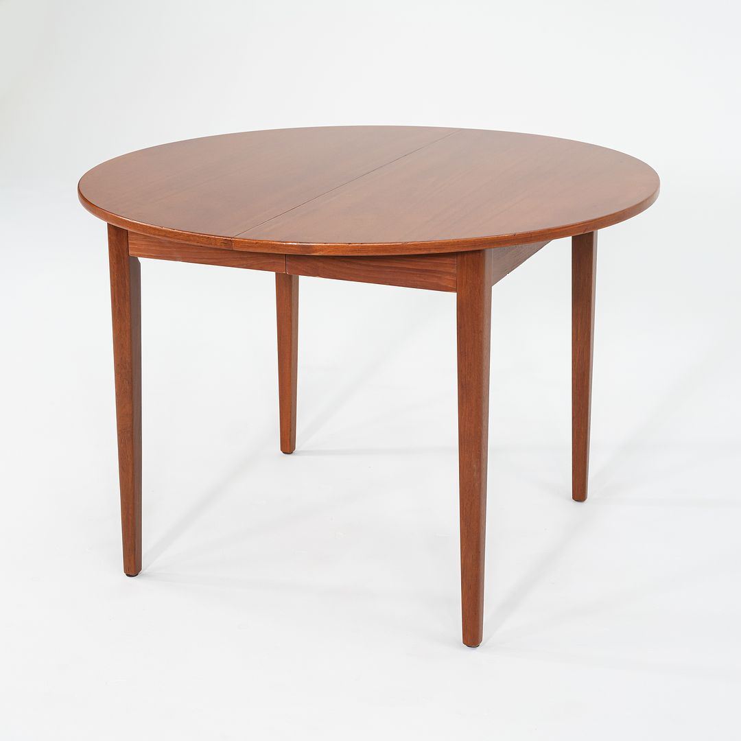 1970s Danish Extension Dining Table in Teak Attributed to Ib Kofod Larsen 42-84 inches