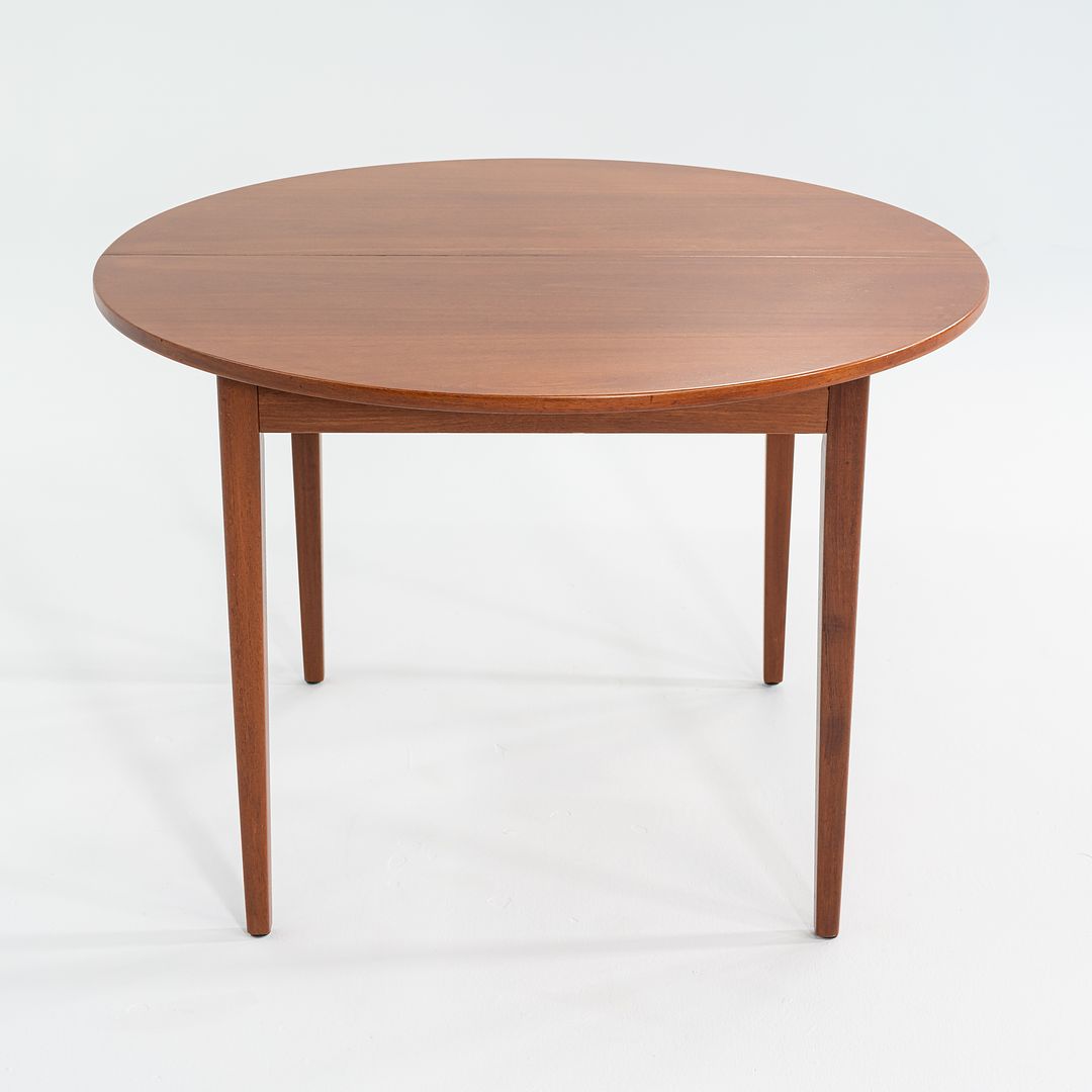 1970s Danish Extension Dining Table in Teak Attributed to Ib Kofod Larsen 42-84 inches