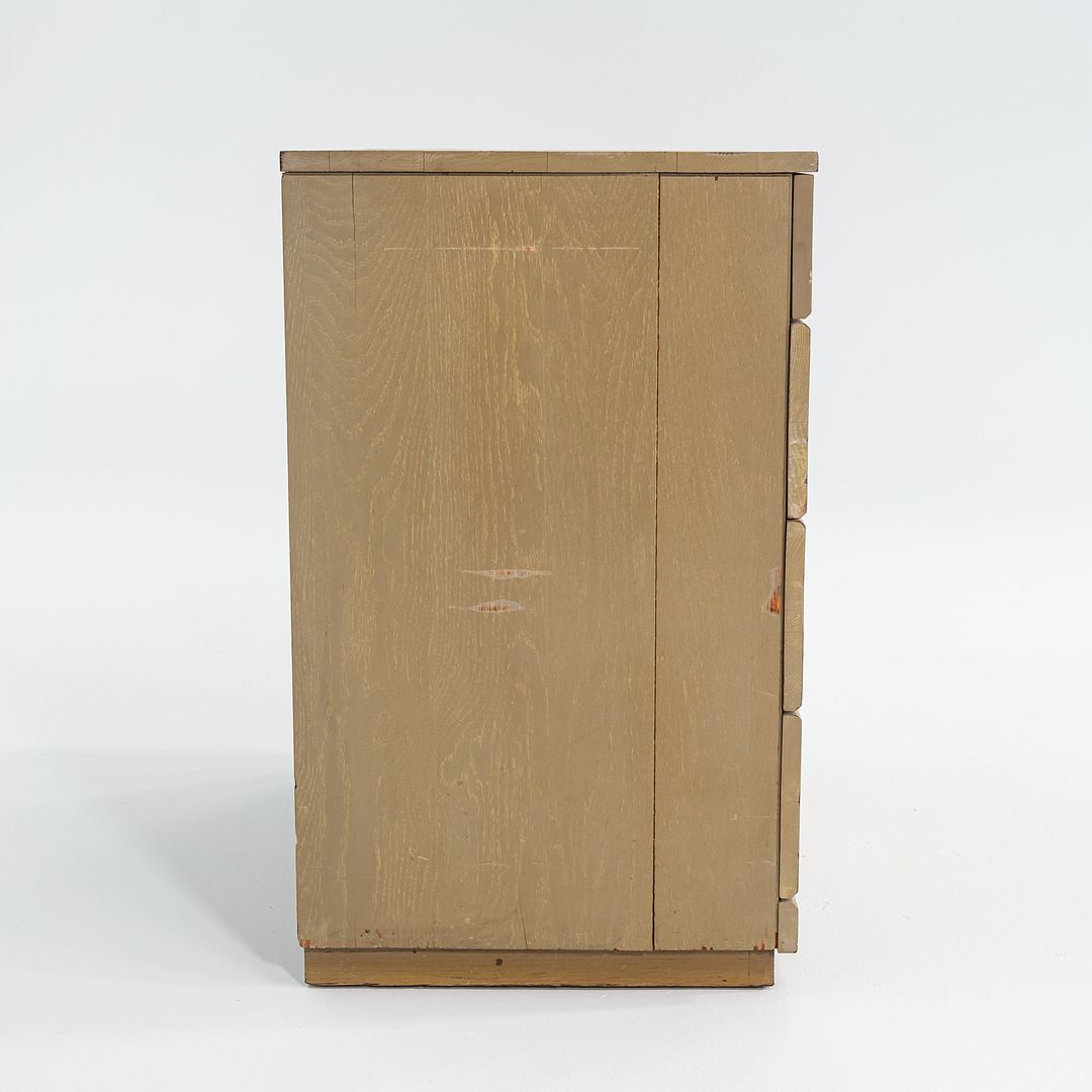 1950s Raymond Loewy for Mengel Furniture 4 Drawer Dresser Cerused Oak 2x Avail