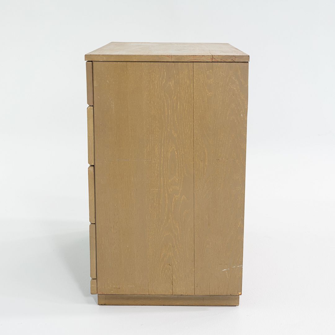 1950s Raymond Loewy for Mengel Furniture 4 Drawer Dresser Cerused Oak 2x Avail