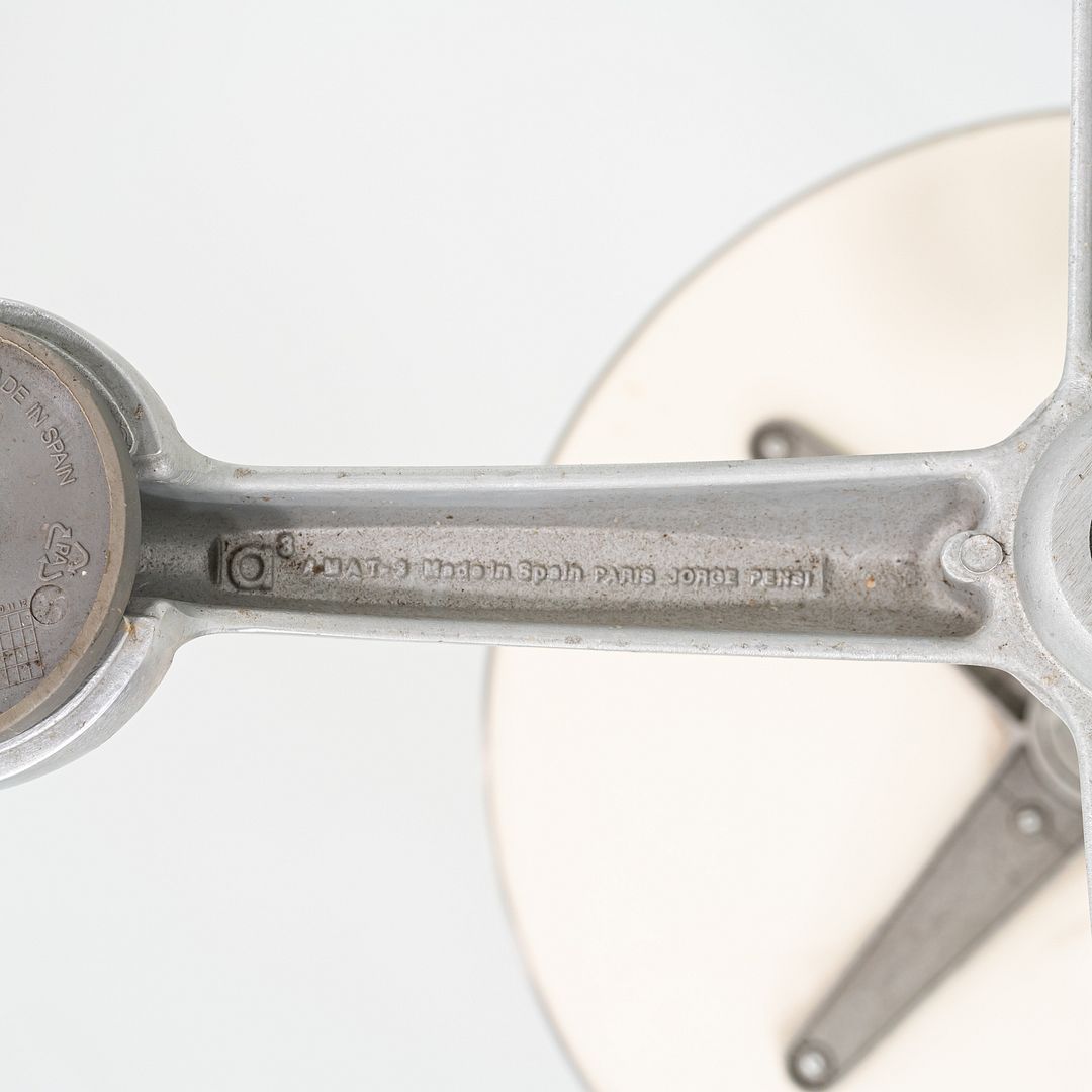 2010s Jorge Pensi for Knoll & AMAT3 Cafe / Dining Table in Aluminum 1x Avail