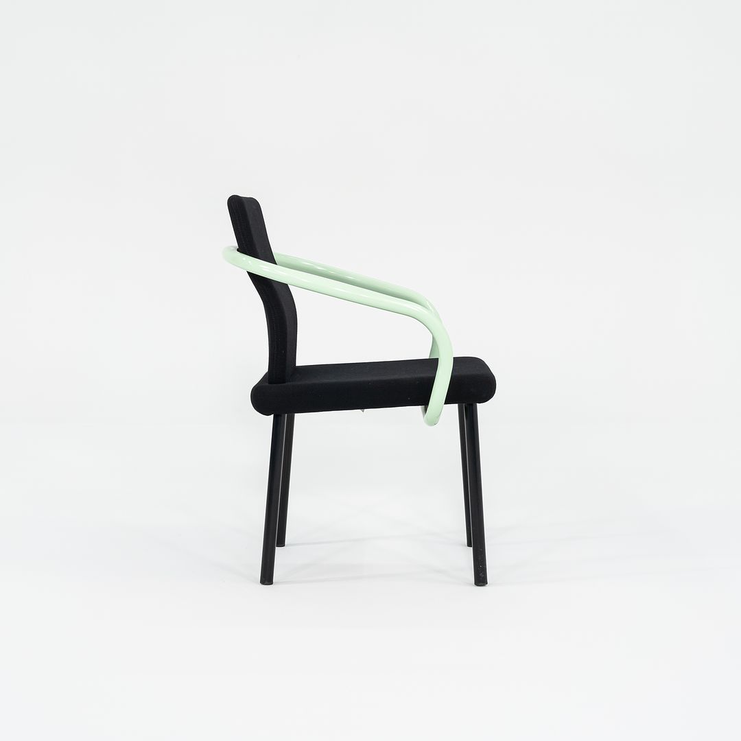 1990s Mandarin Chair by Ettore Sottsass for Knoll with Fabric Upholstery 2x Available