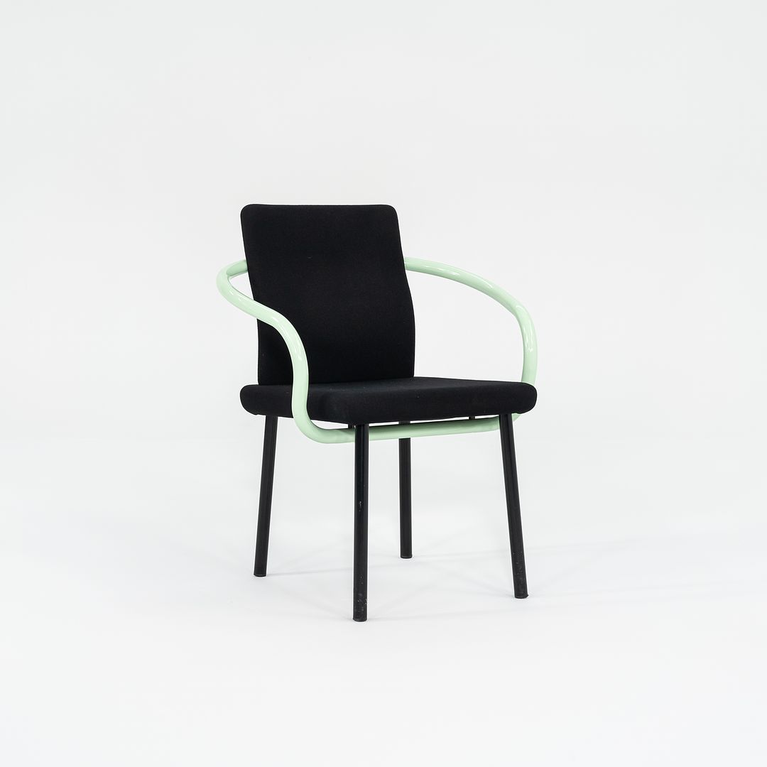 1990s Mandarin Chair by Ettore Sottsass for Knoll with Fabric Upholstery 2x Available