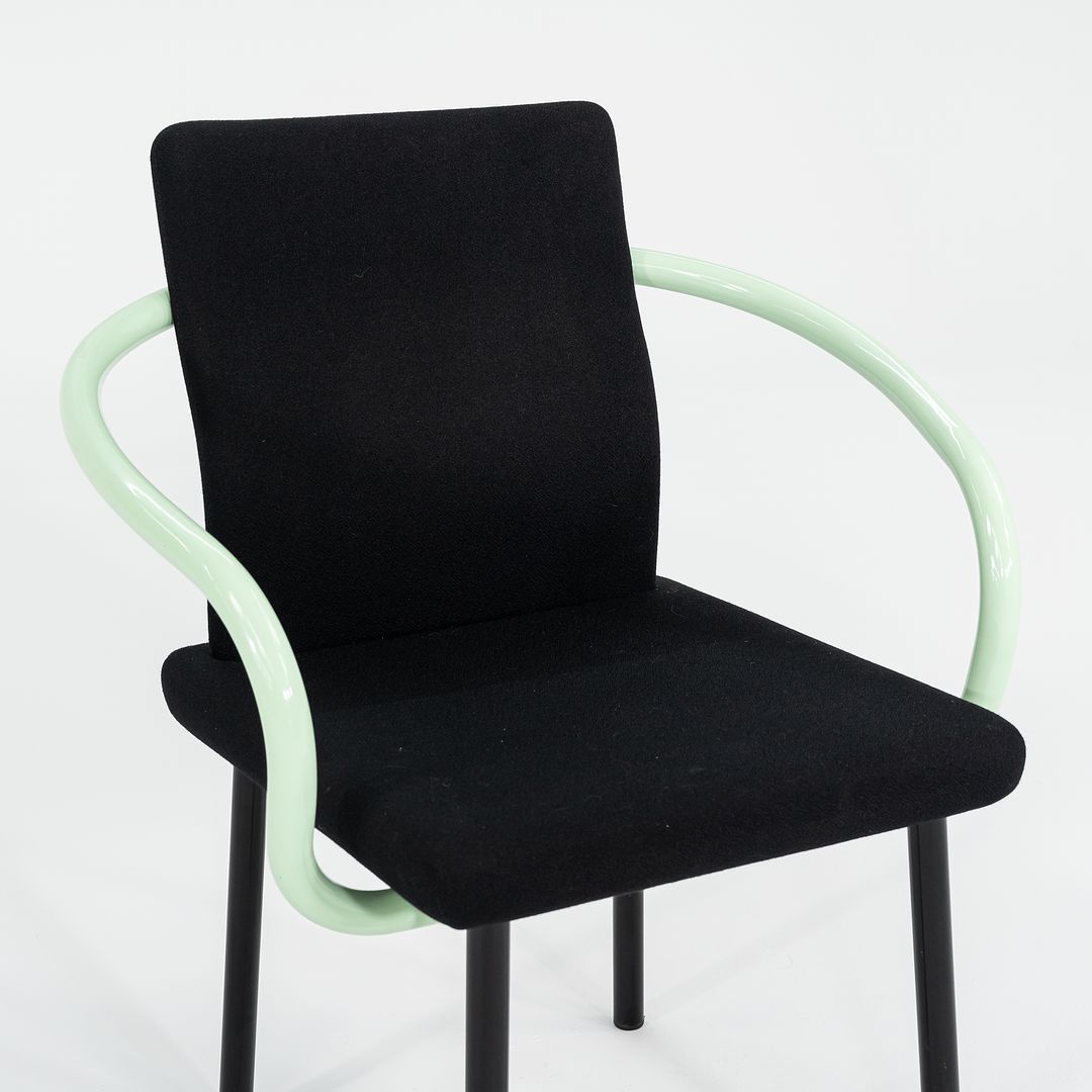 1990s Mandarin Chair by Ettore Sottsass for Knoll with Fabric Upholstery 2x Available