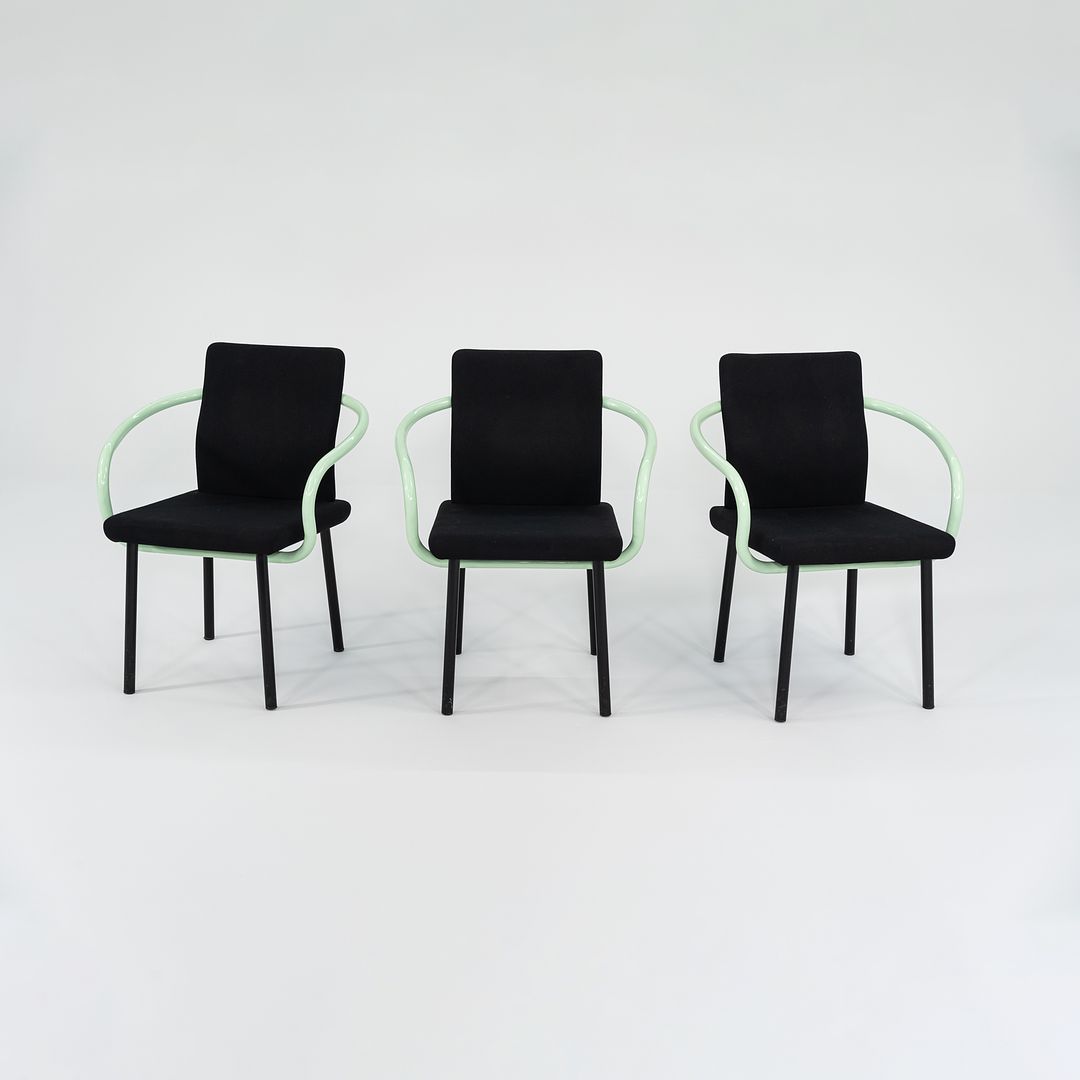 1990s Mandarin Chair by Ettore Sottsass for Knoll with Fabric Upholstery 2x Available