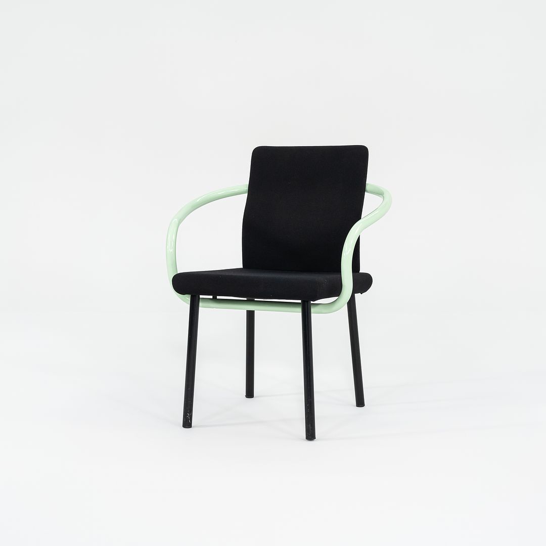 1990s Mandarin Chair by Ettore Sottsass for Knoll with Fabric Upholstery 2x Available