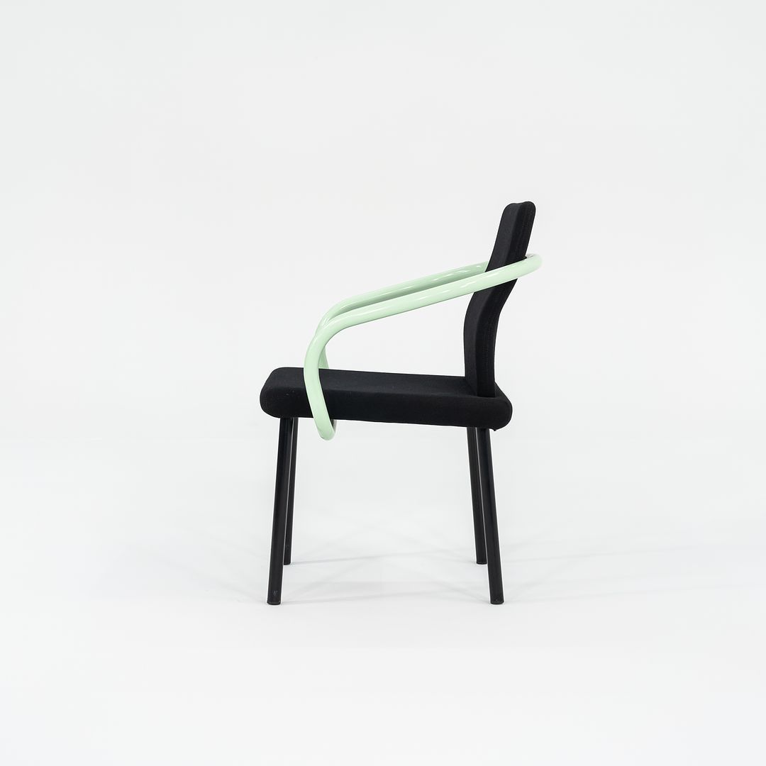 1990s Mandarin Chair by Ettore Sottsass for Knoll with Fabric Upholstery 2x Available