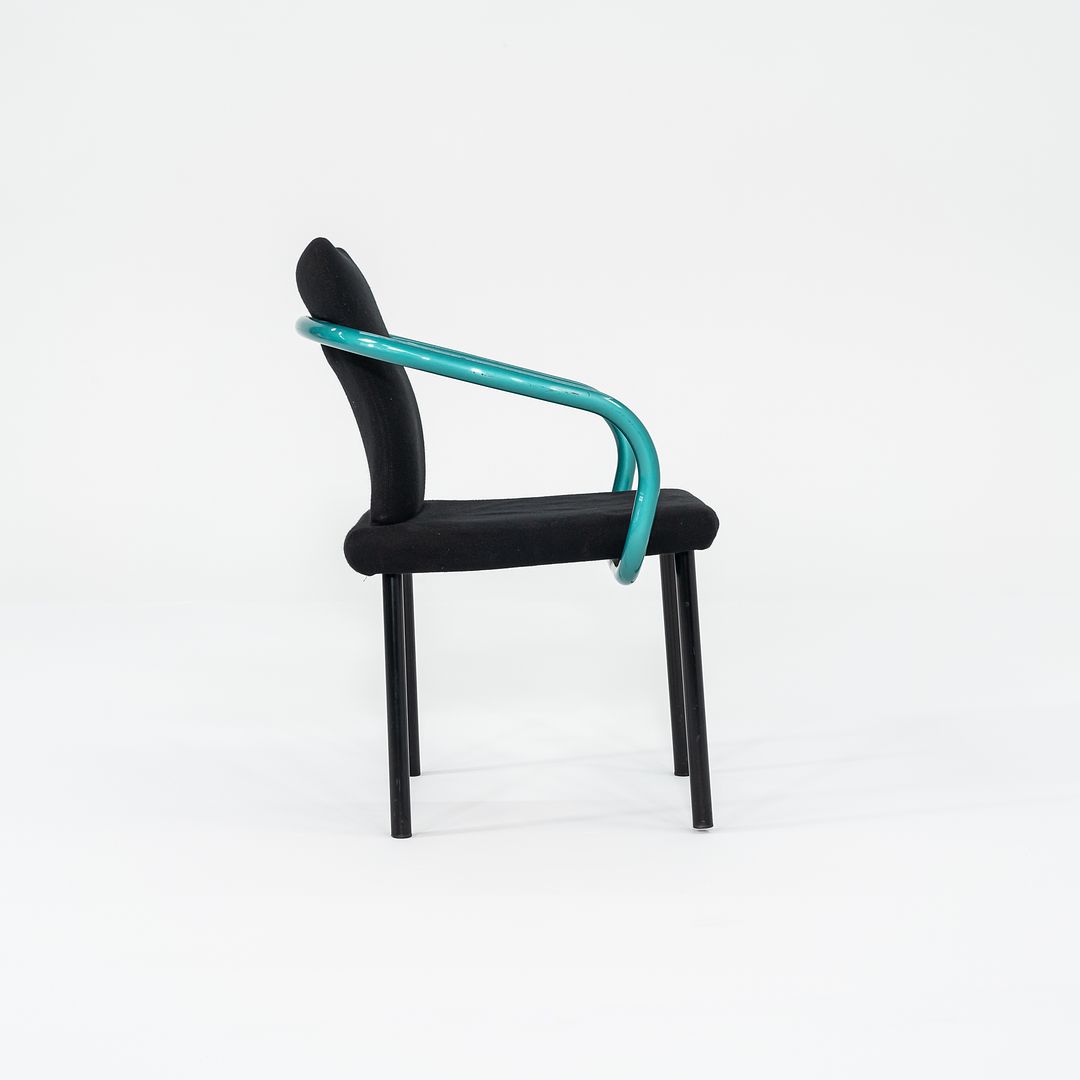 1990s Mandarin Chair by Ettore Sottsass for Knoll with Fabric Upholstery 9x Available