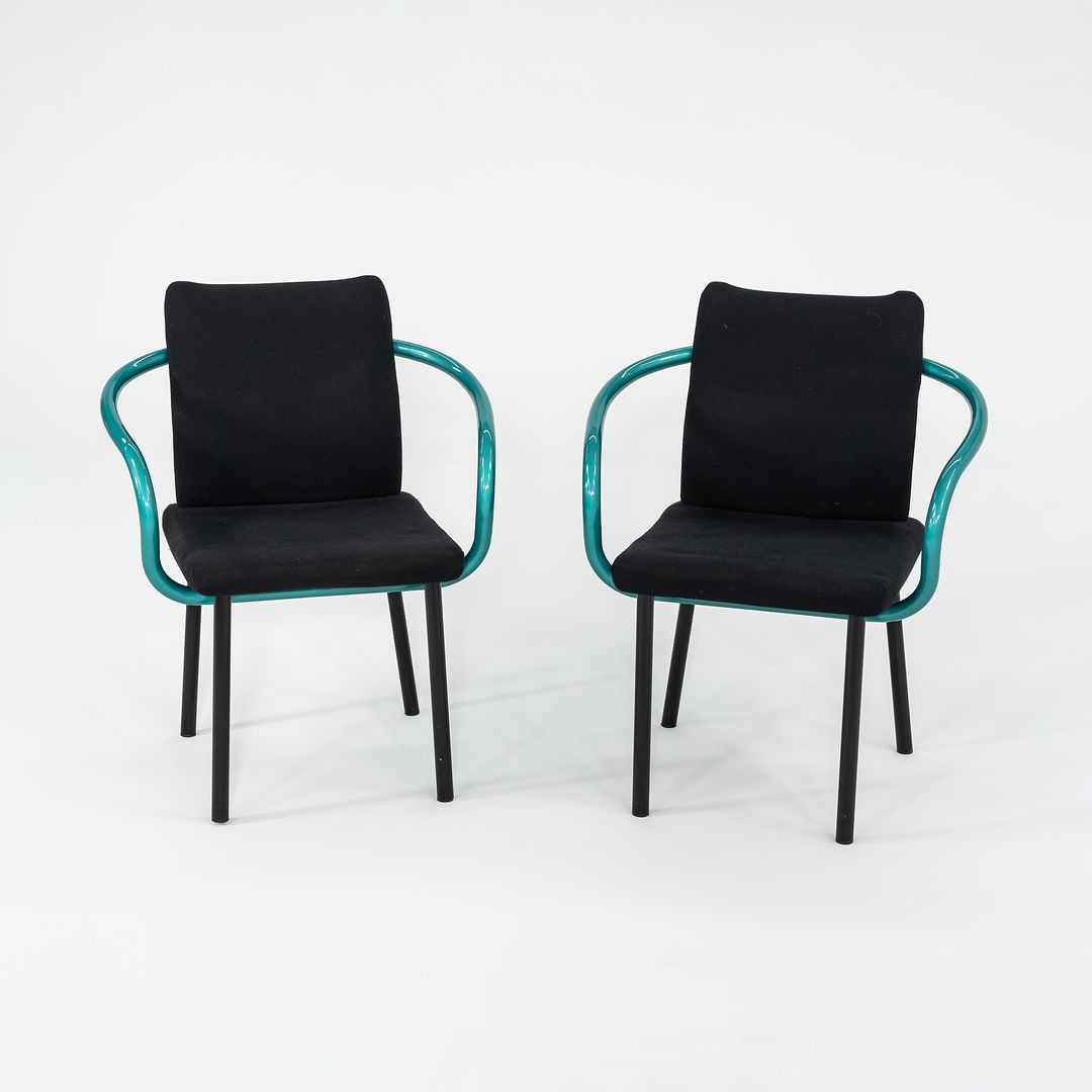 1990s Mandarin Chair by Ettore Sottsass for Knoll with Fabric Upholstery 9x Available