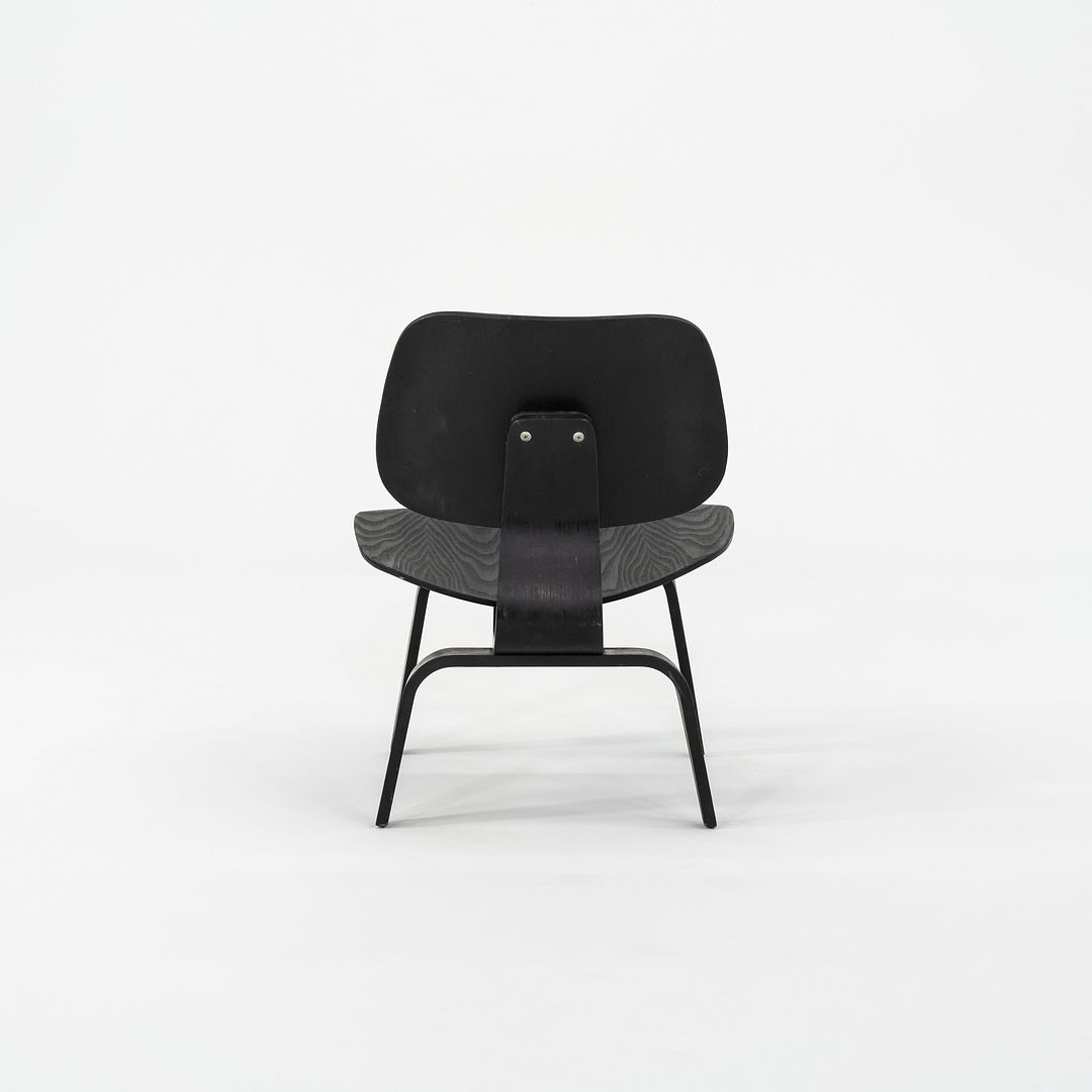 1952 Herman Miller Eames LCW Lounge Chair Crafted in Ebonized Ash Plywood Black