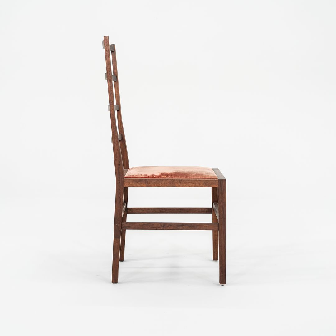 2008 Set of Five Tyler Hays for BDDW Ladder Dining Chairs in Black Walnut